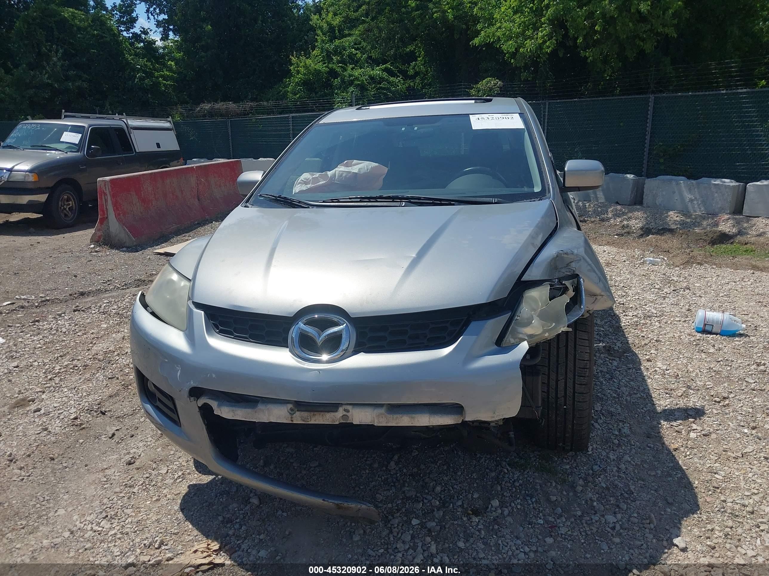 2008 Mazda Cx-7 Grand Touring Silver vin: JM3ER29L680182892