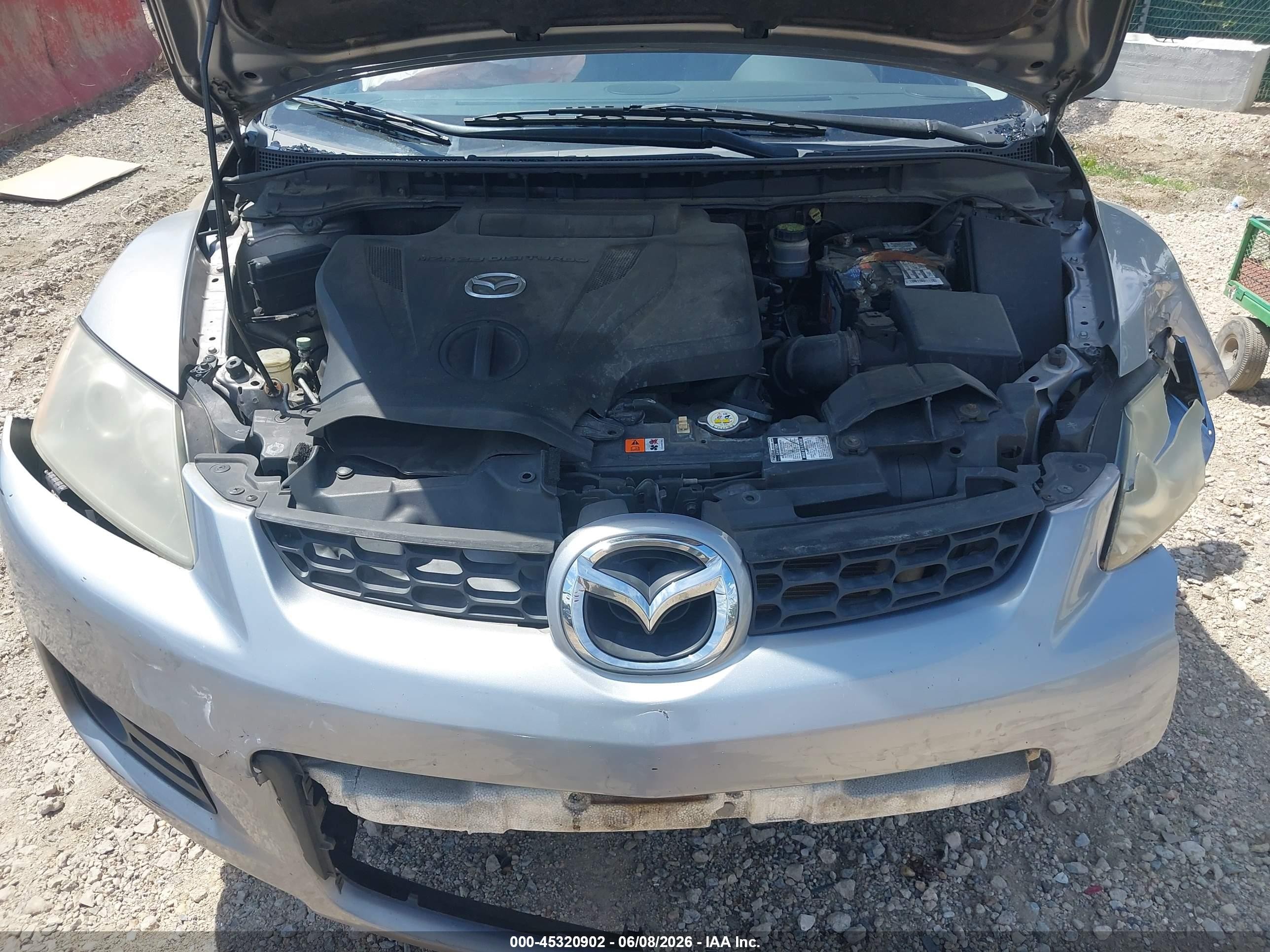 2008 Mazda Cx-7 Grand Touring Silver vin: JM3ER29L680182892