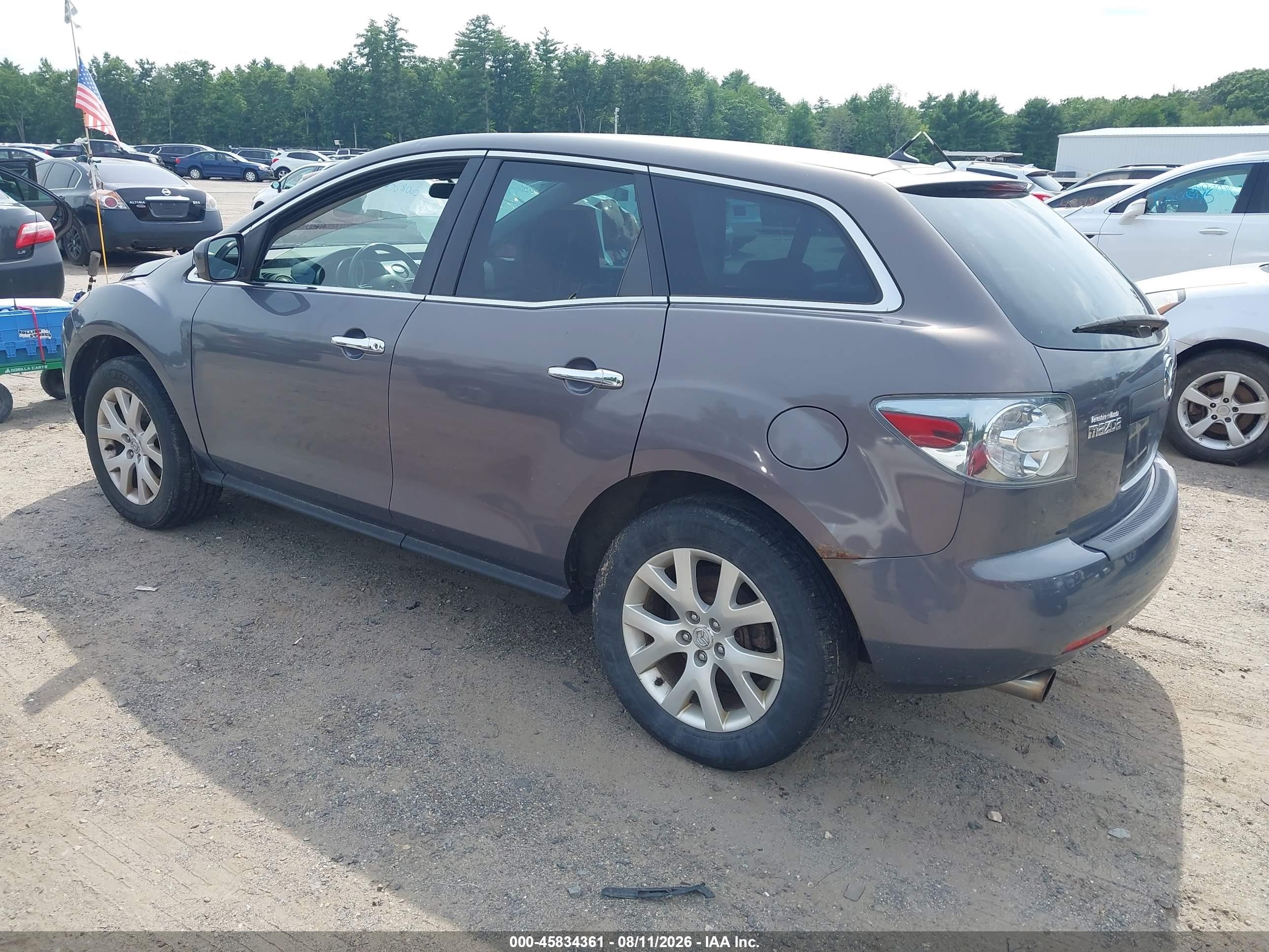 2008 Mazda Cx-7 Grand Touring Gray vin: JM3ER29L780187938