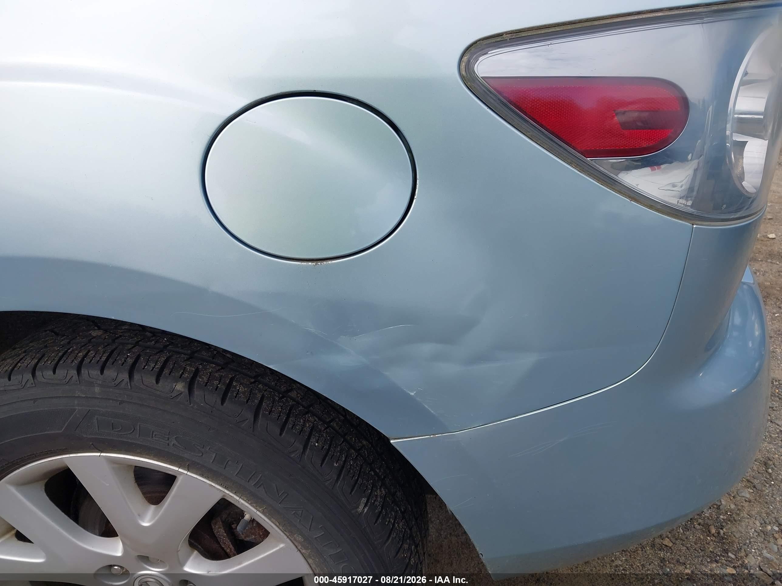 2008 Mazda Cx-7 Touring Blue vin: JM3ER29L780199832