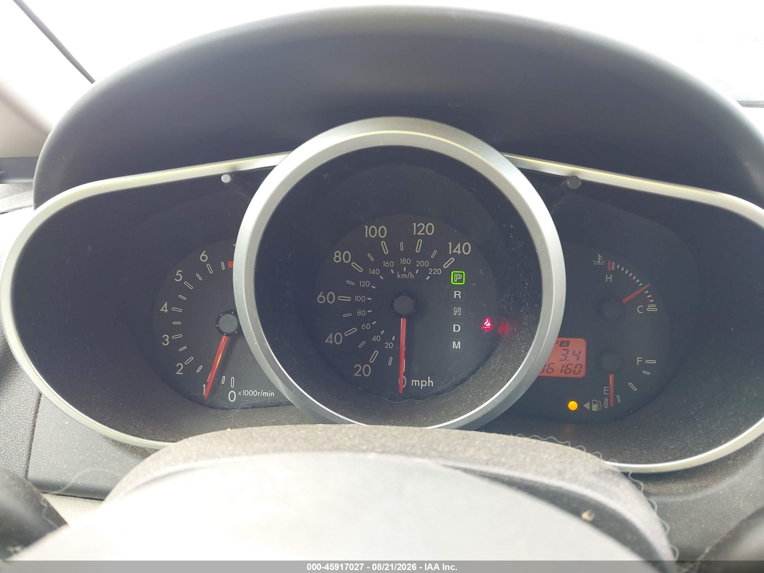 2008 Mazda Cx-7 Touring Blue vin: JM3ER29L780199832