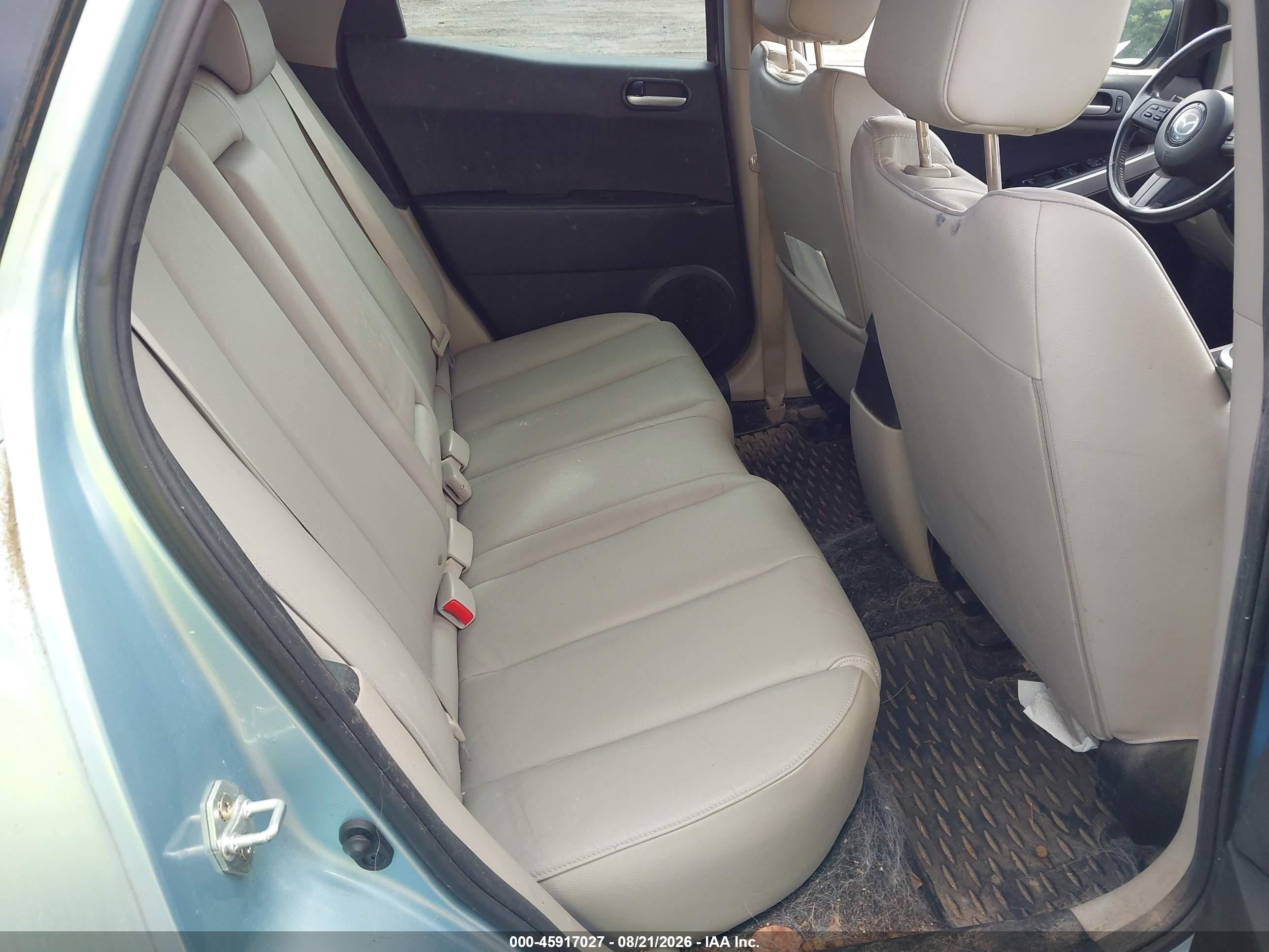 2008 Mazda Cx-7 Touring Blue vin: JM3ER29L780199832