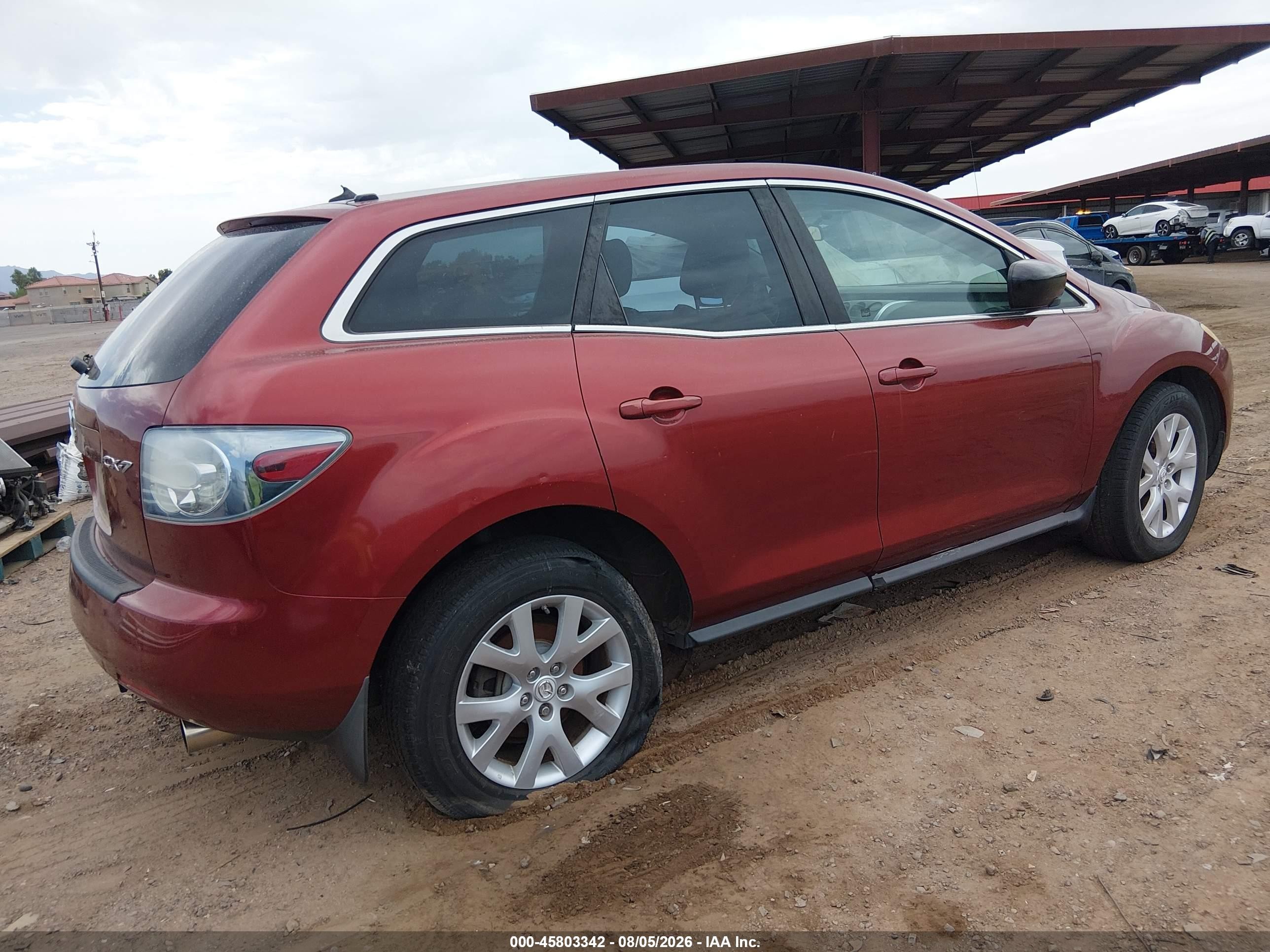 2007 Mazda Cx-7 Touring Burgundy vin: JM3ER29L870133725