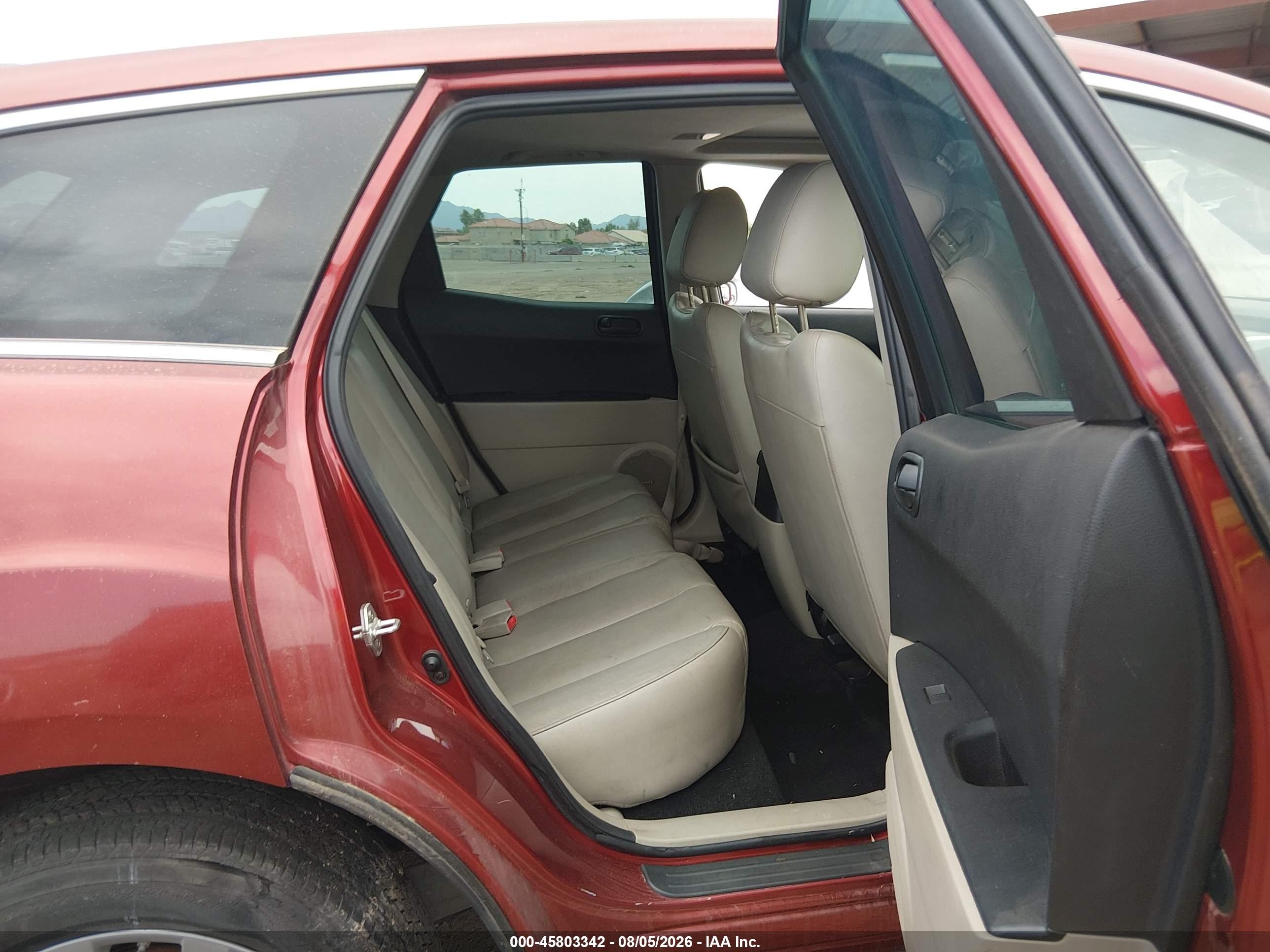 2007 Mazda Cx-7 Touring Burgundy vin: JM3ER29L870133725