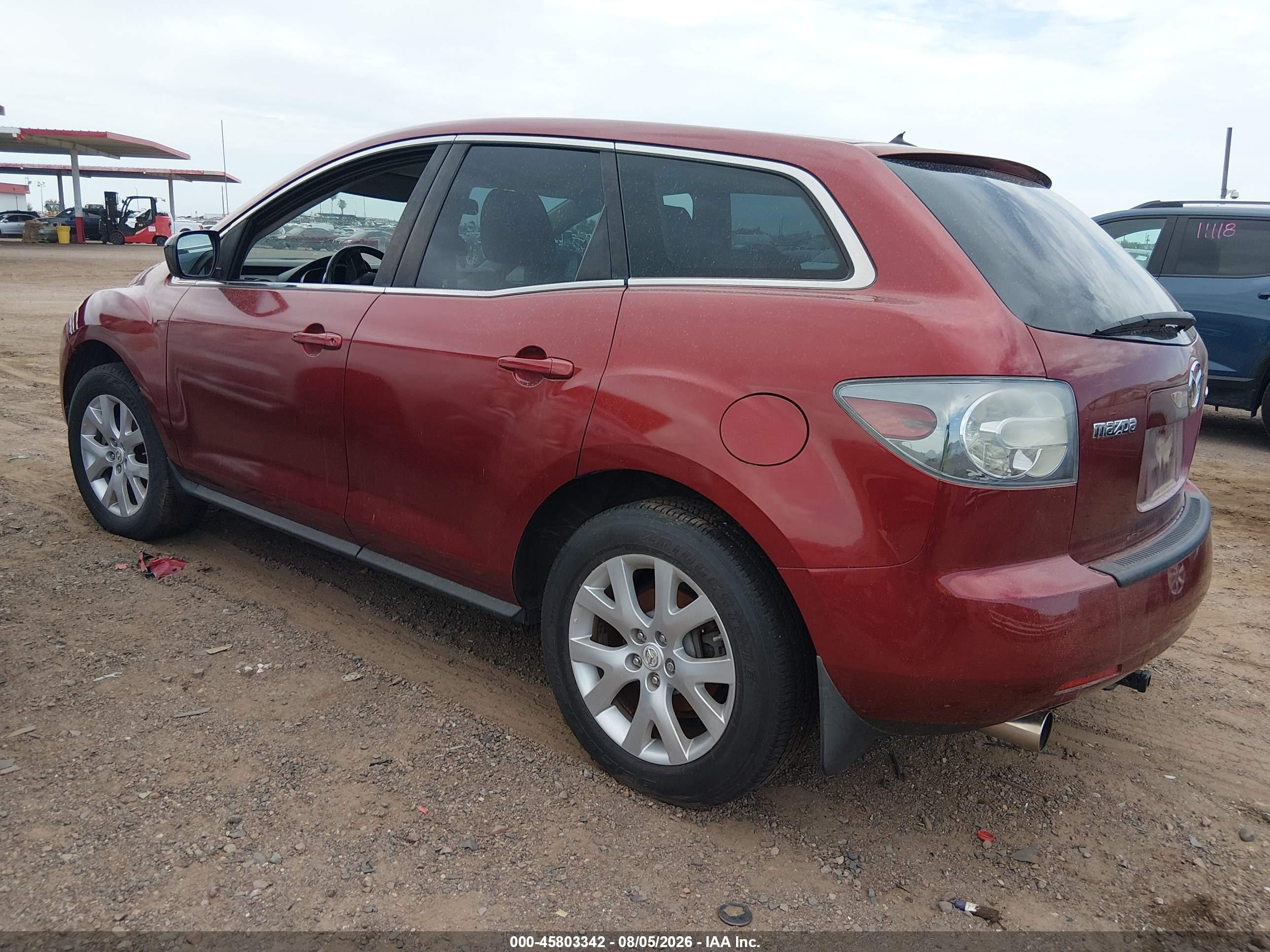 2007 Mazda Cx-7 Touring Burgundy vin: JM3ER29L870133725