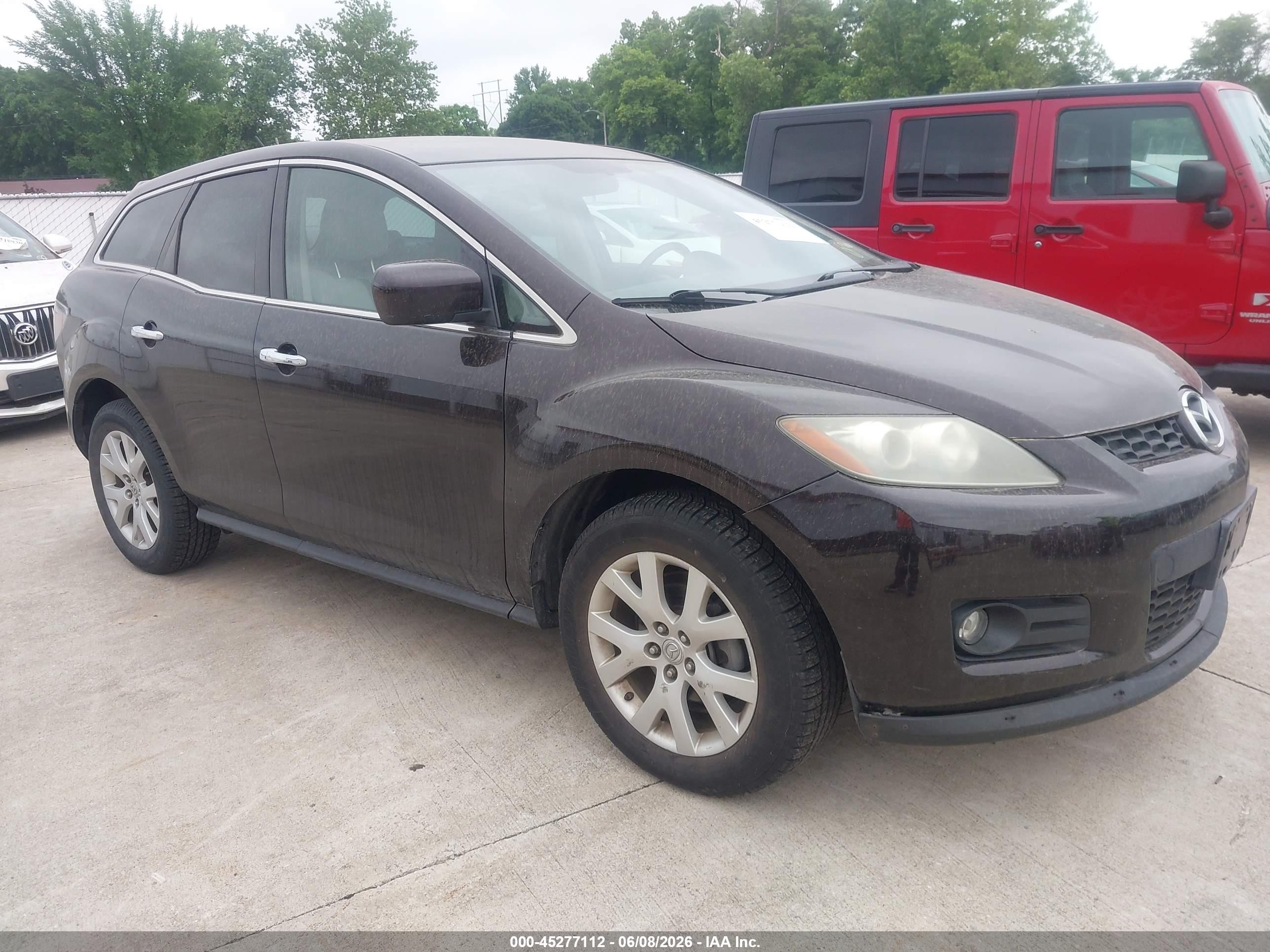 2008 Mazda Cx-7 Grand Touring Purple vin: JM3ER29L880183137