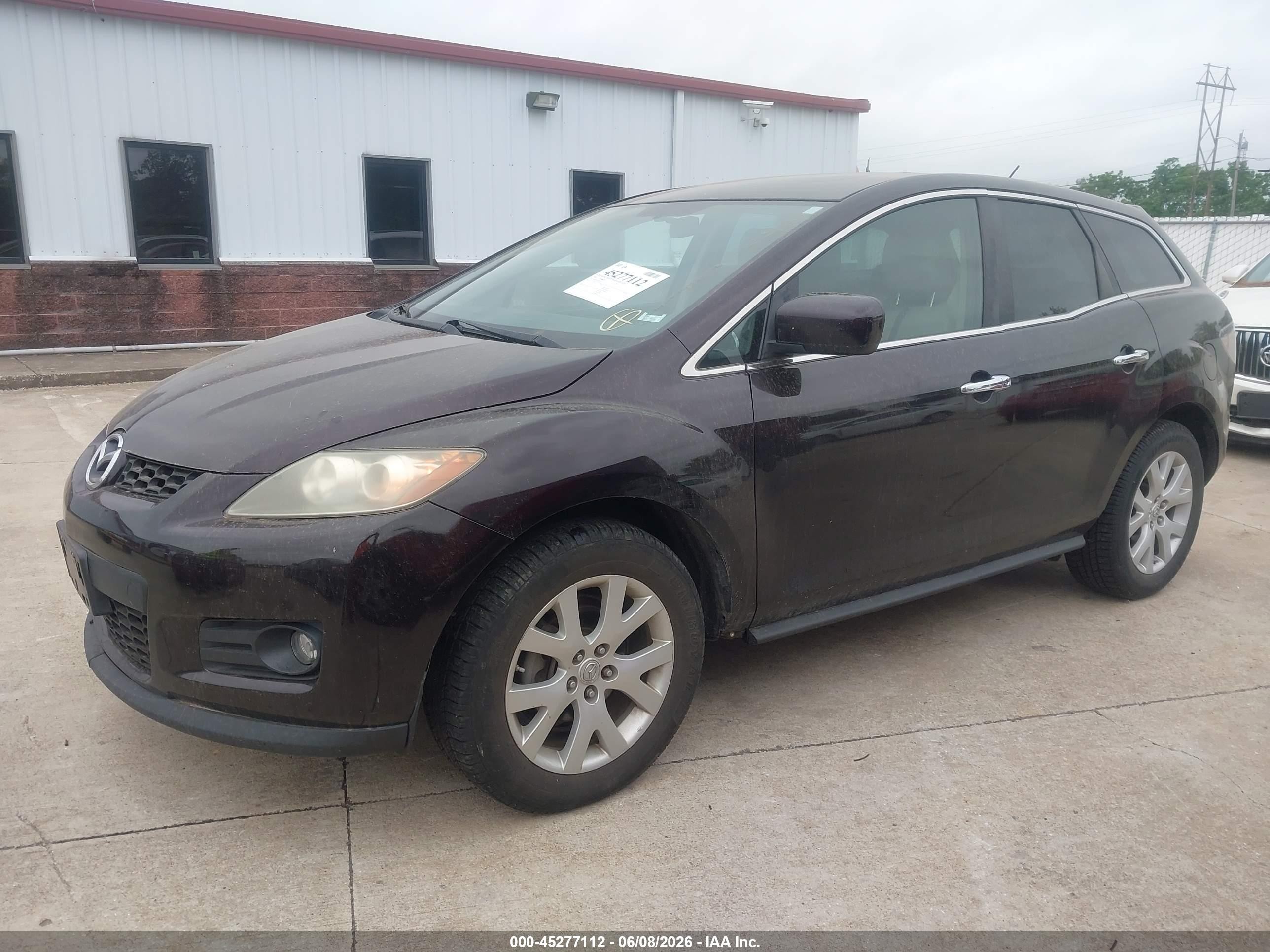 2008 Mazda Cx-7 Grand Touring Purple vin: JM3ER29L880183137