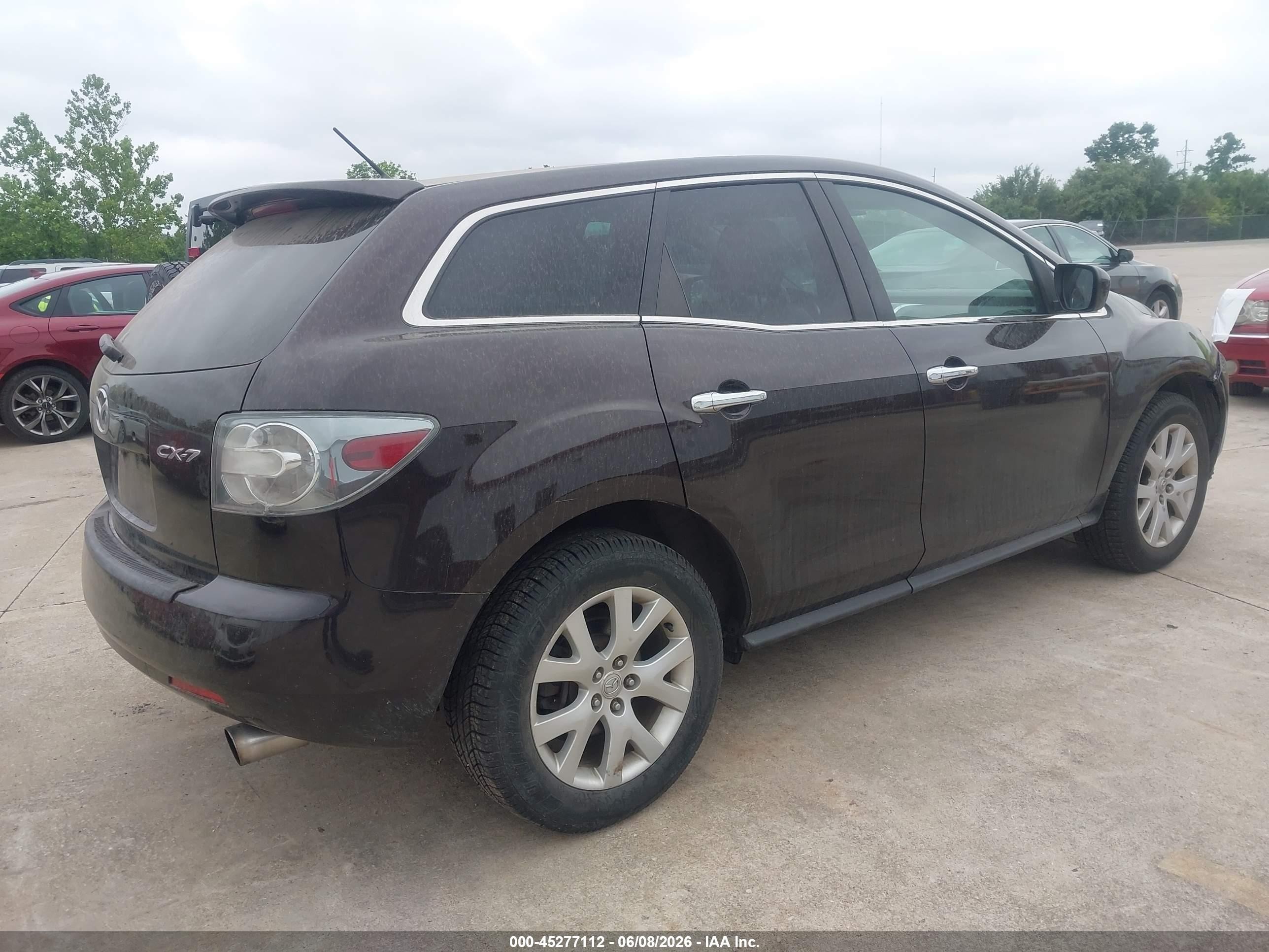 2008 Mazda Cx-7 Grand Touring Purple vin: JM3ER29L880183137