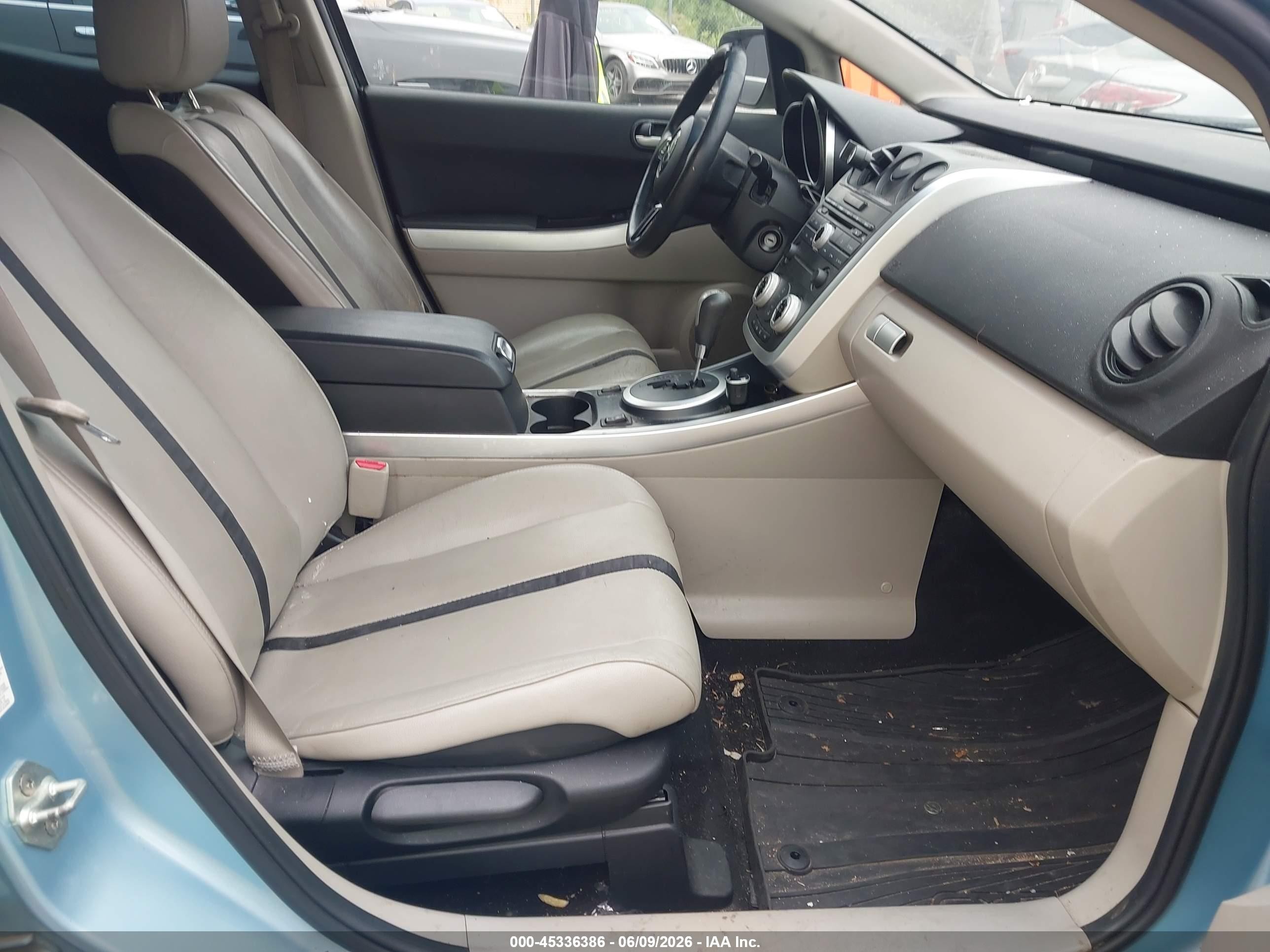 2008 Mazda Cx-7 Grand Touring Light Blue vin: JM3ER29L880204648