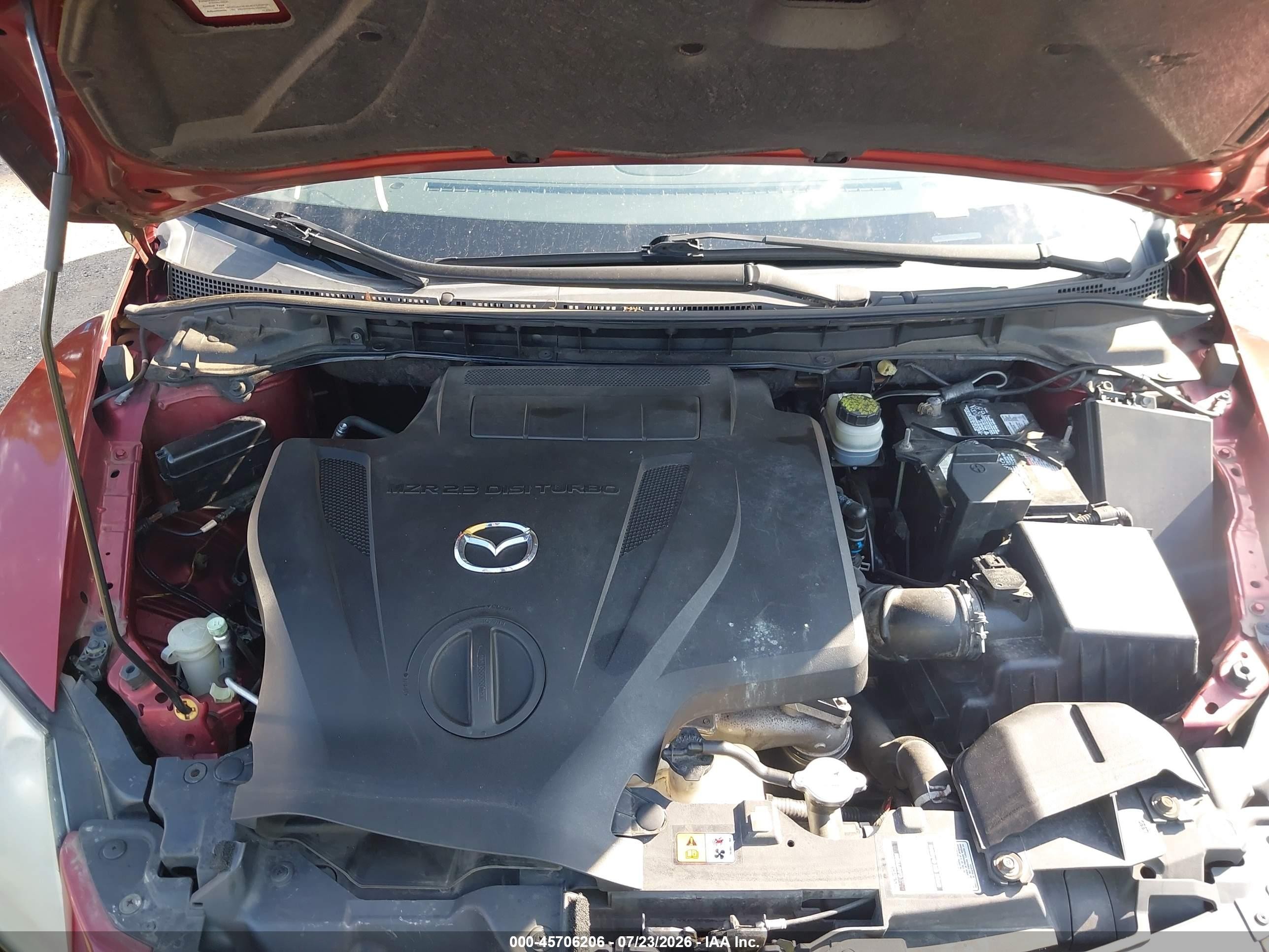 2008 Mazda Cx-7 Grand Touring Red vin: JM3ER29L880212166