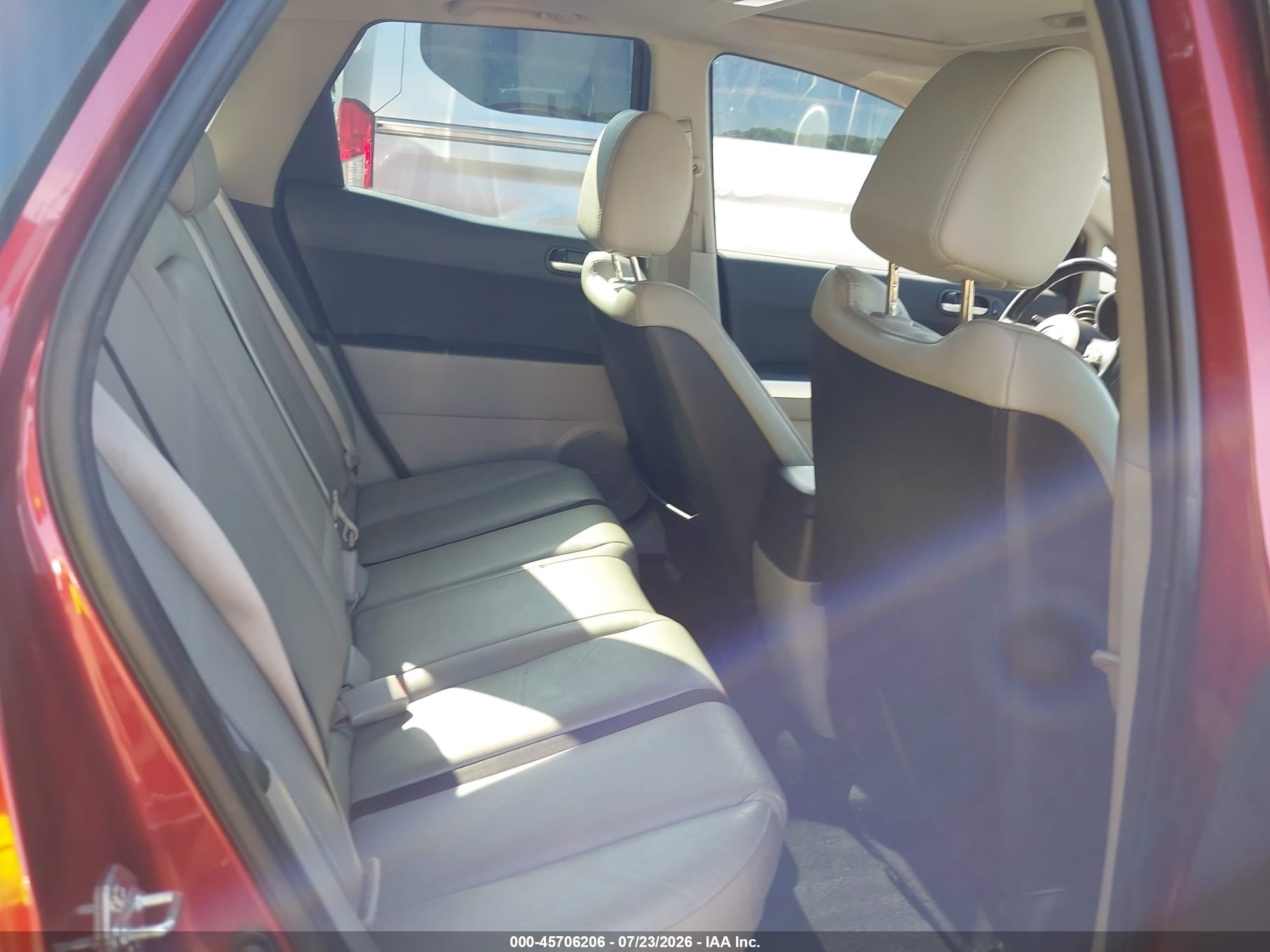 2008 Mazda Cx-7 Grand Touring Red vin: JM3ER29L880212166