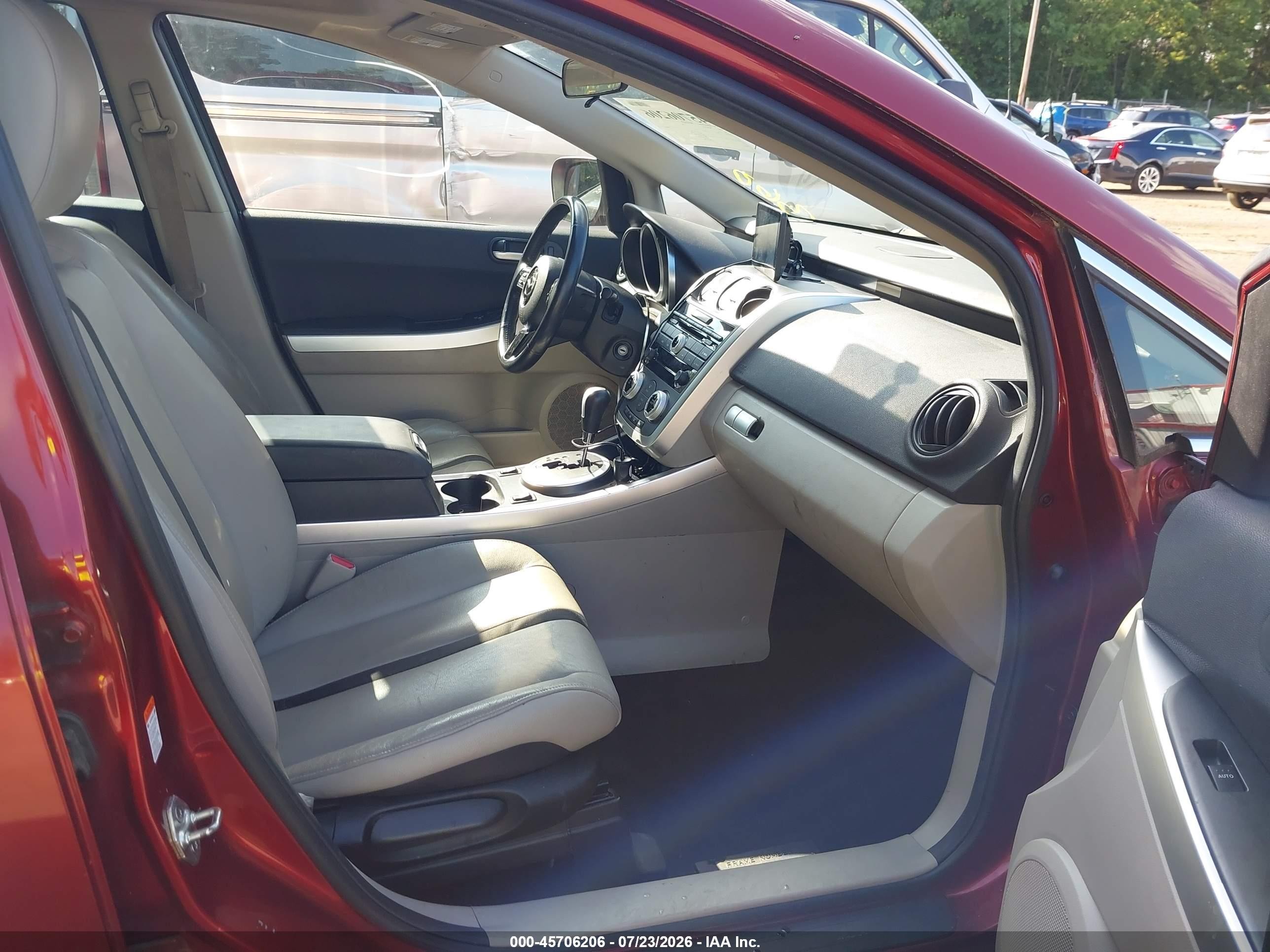 2008 Mazda Cx-7 Grand Touring Red vin: JM3ER29L880212166