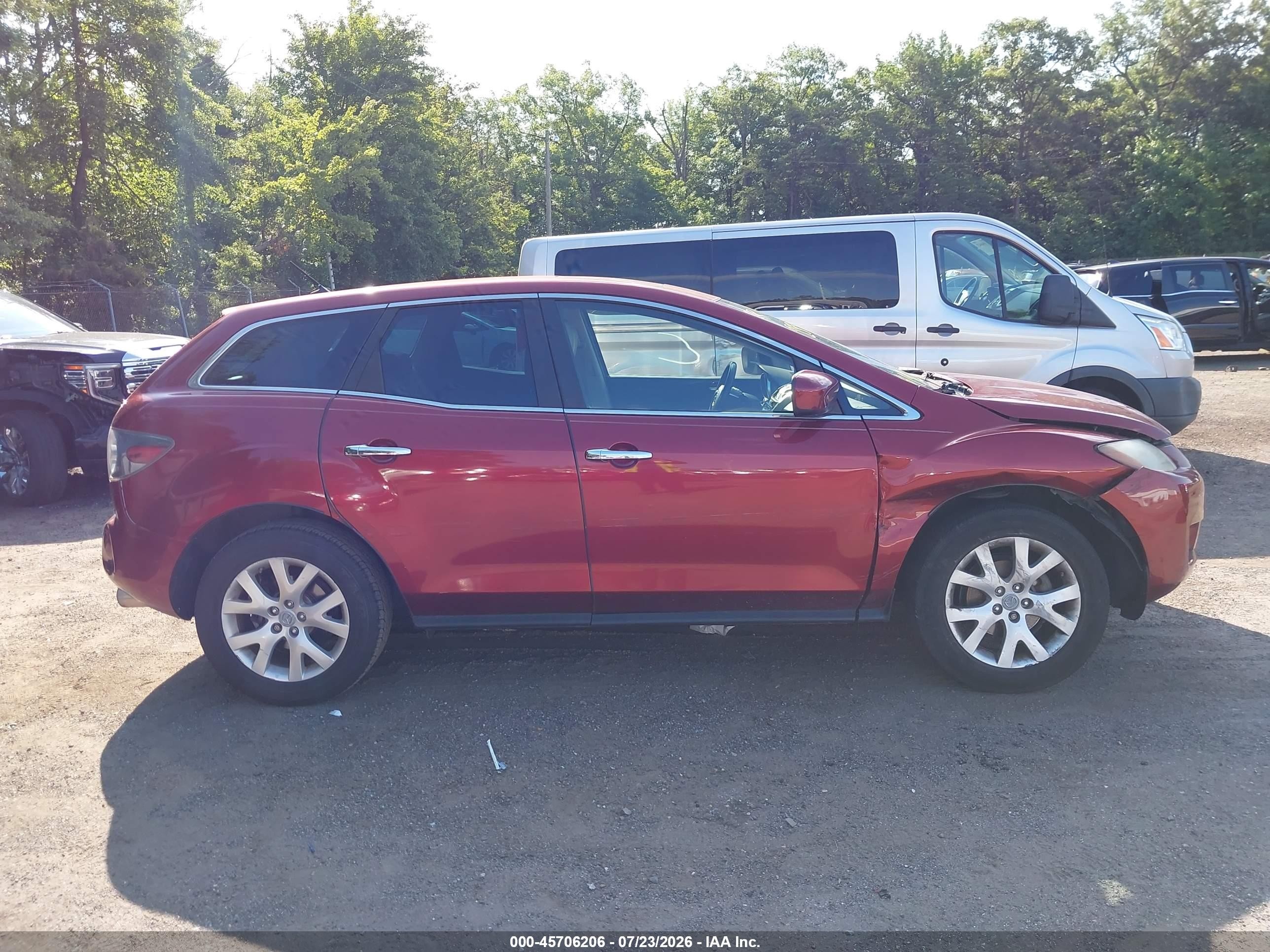 2008 Mazda Cx-7 Grand Touring Red vin: JM3ER29L880212166