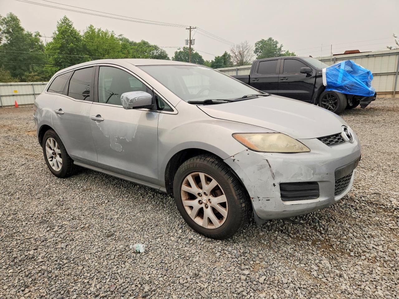 2007 Mazda Cx-7 Silver vin: JM3ER29L970158049