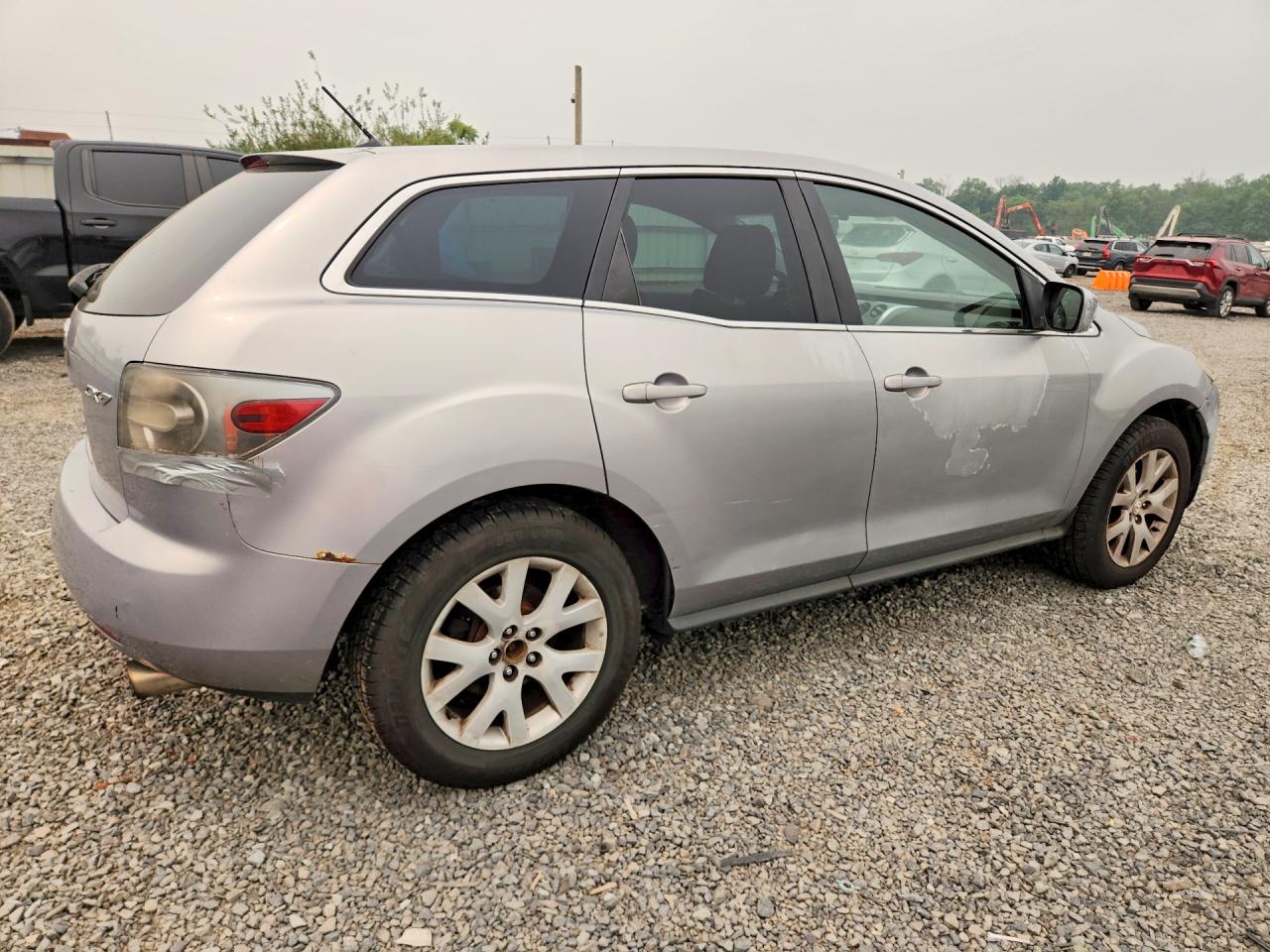 2007 Mazda Cx-7 Silver vin: JM3ER29L970158049