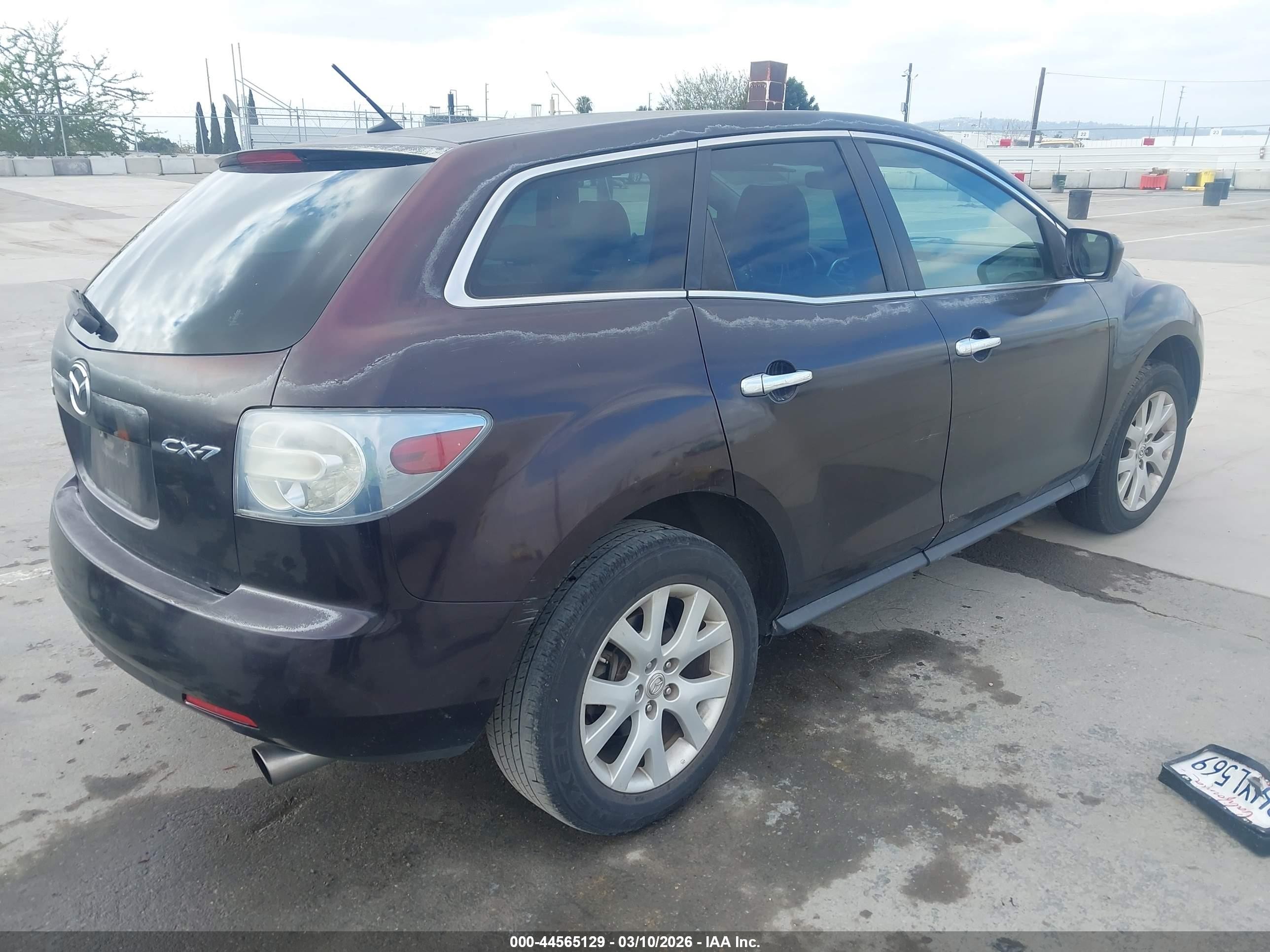 2008 Mazda Cx-7 Grand Touring Фиолетовый vin: JM3ER29L980175077