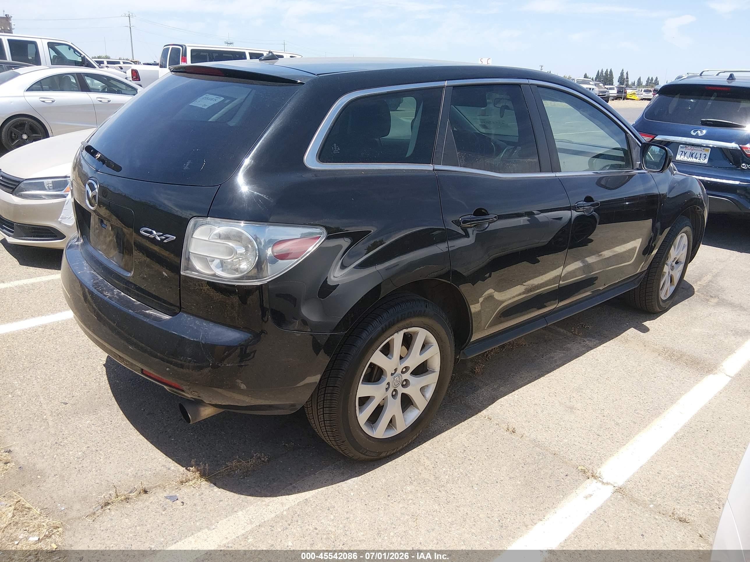 2009 Mazda Cx-7 Sport Black vin: JM3ER29L990219984