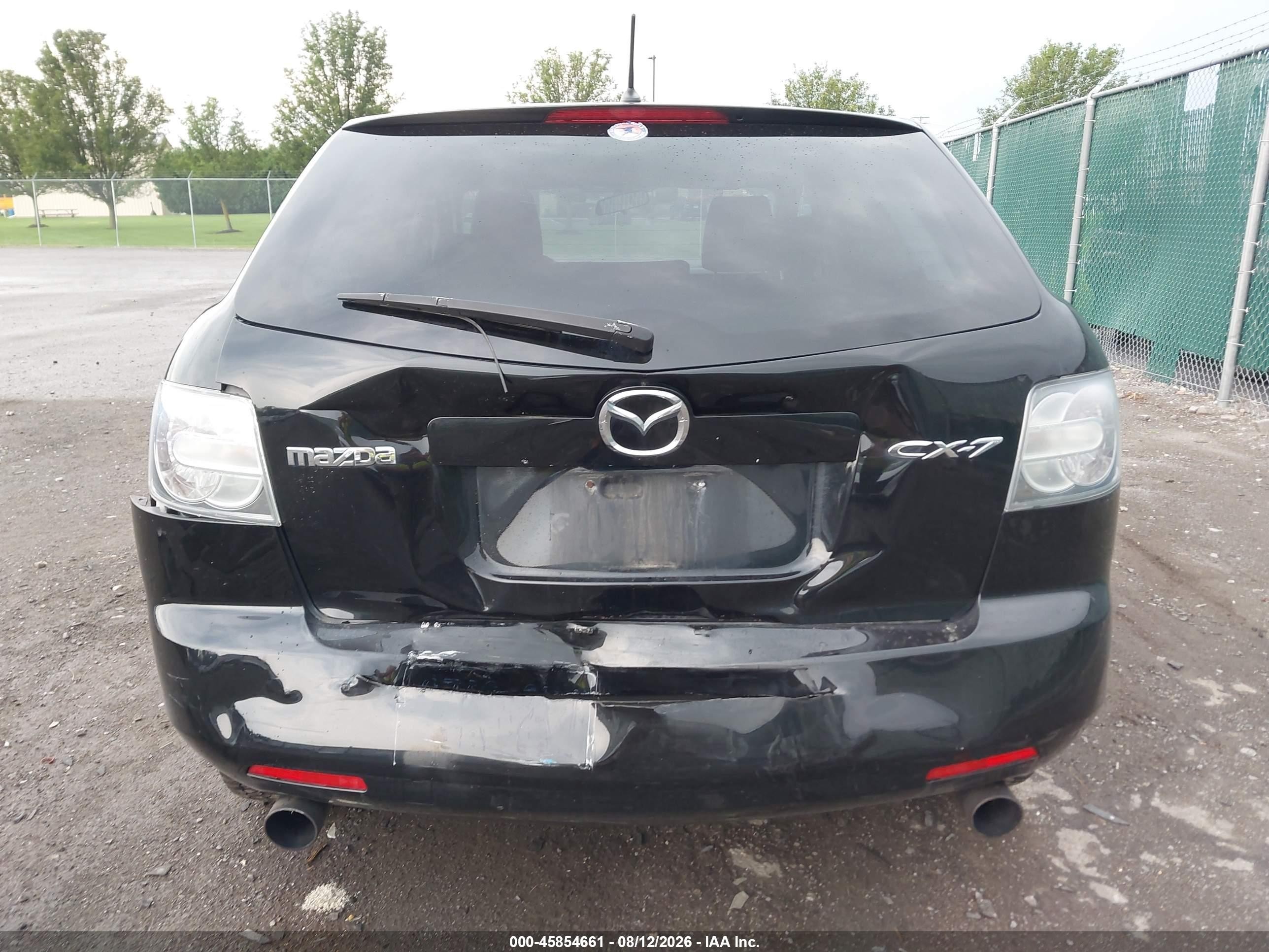 2009 Mazda Cx-7 Sport Black vin: JM3ER29L990227325