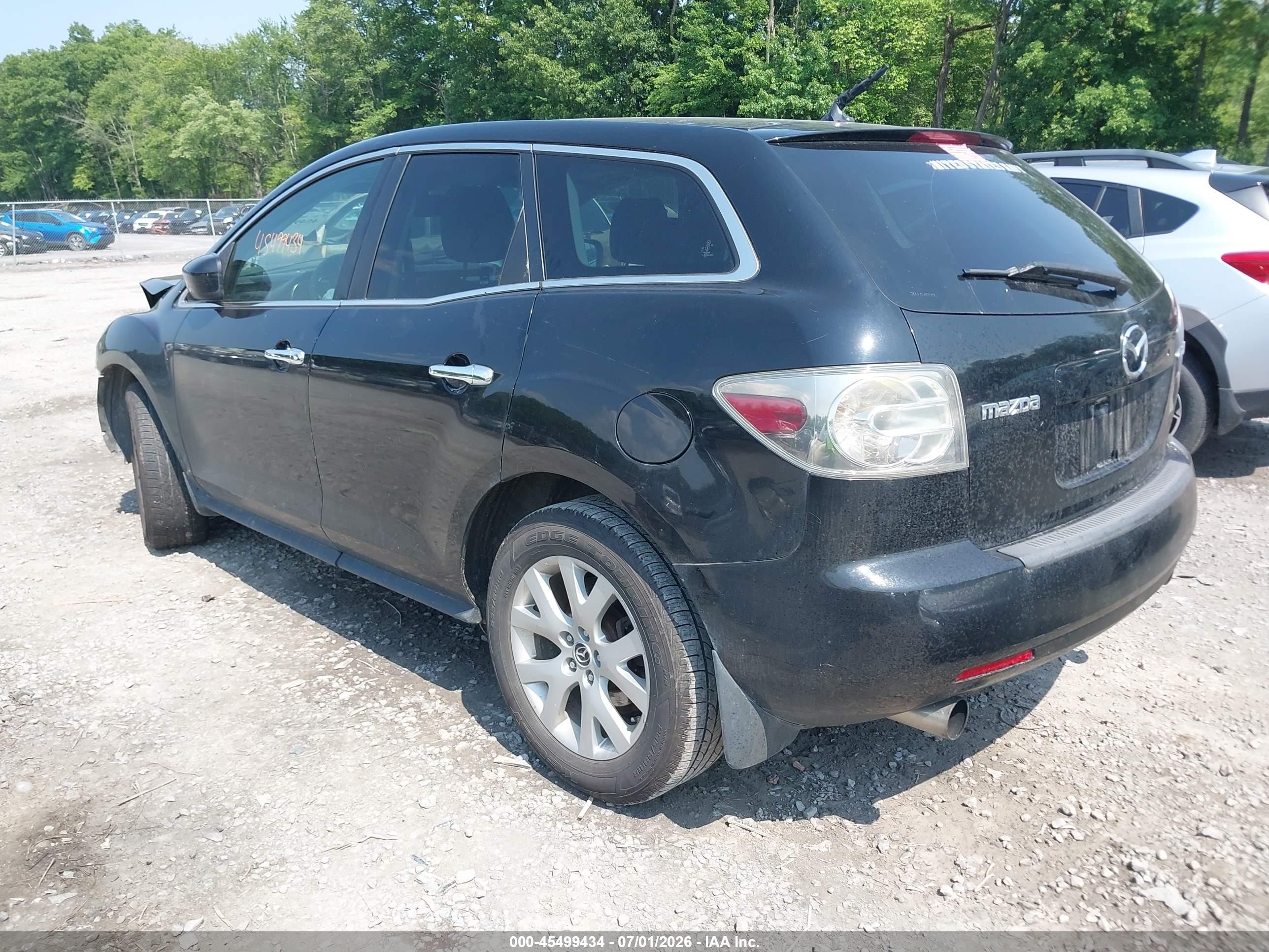 2007 Mazda Cx-7 Grand Touring Black vin: JM3ER29LX70154639