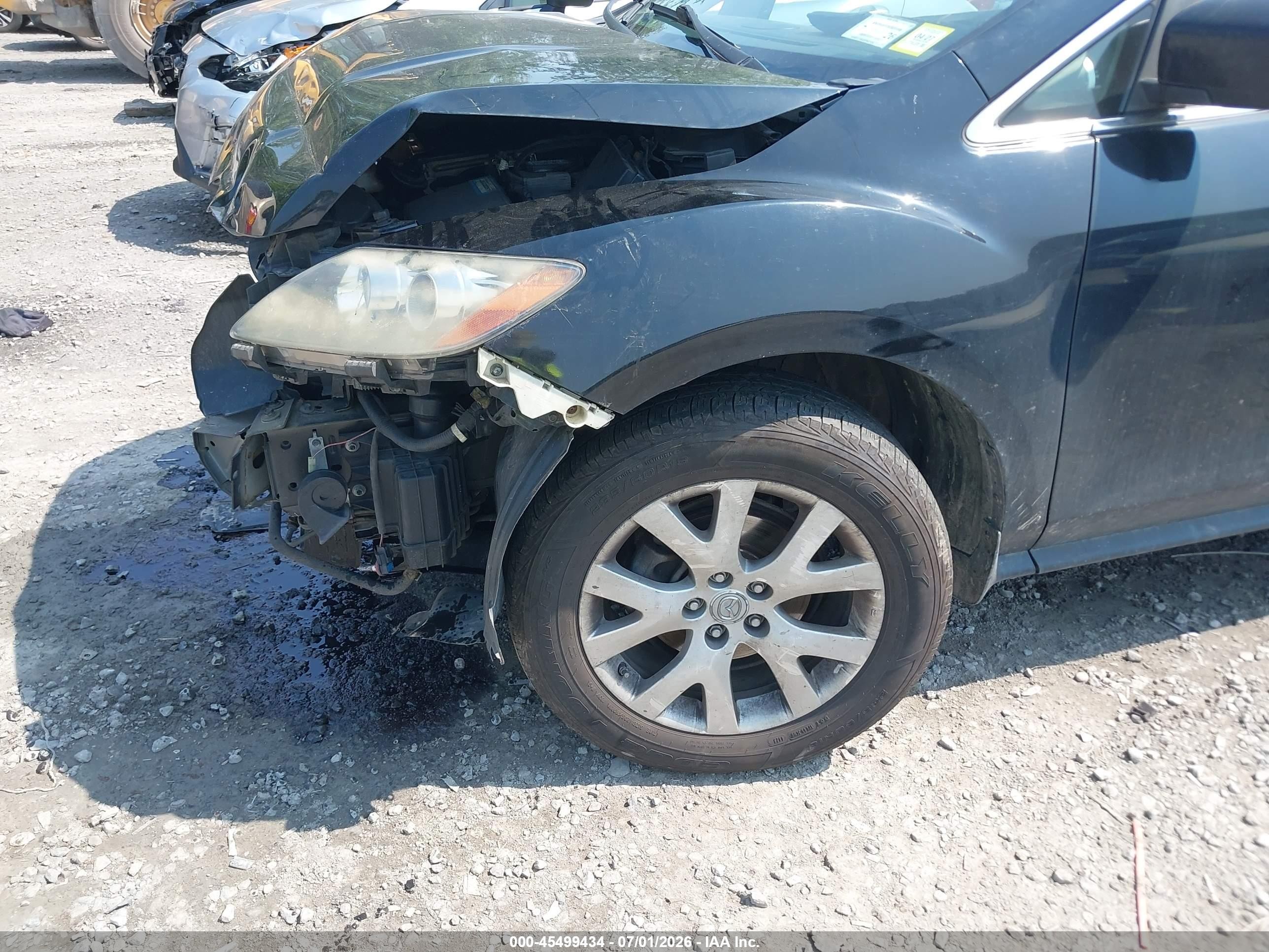 2007 Mazda Cx-7 Grand Touring Black vin: JM3ER29LX70154639