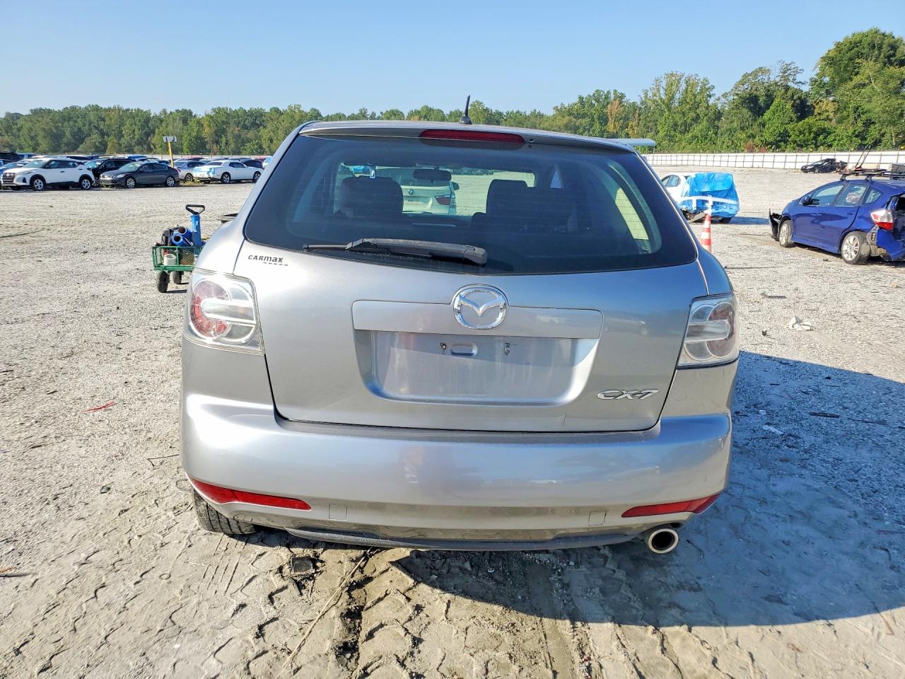 2011 Mazda Cx-7 Silver vin: JM3ER2A50B0399469
