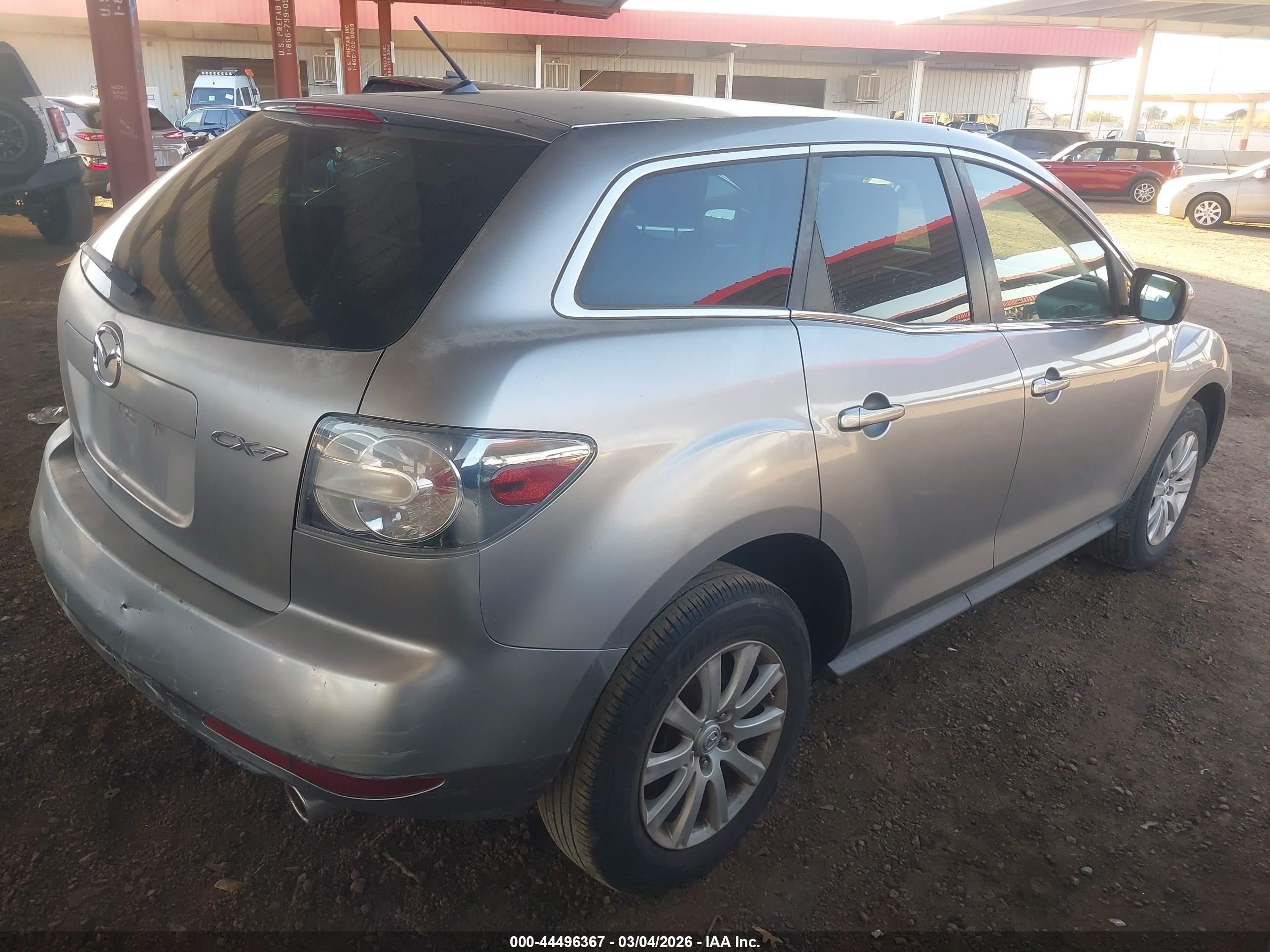2011 Mazda Cx-7 I Sv Серый vin: JM3ER2A50B0399861