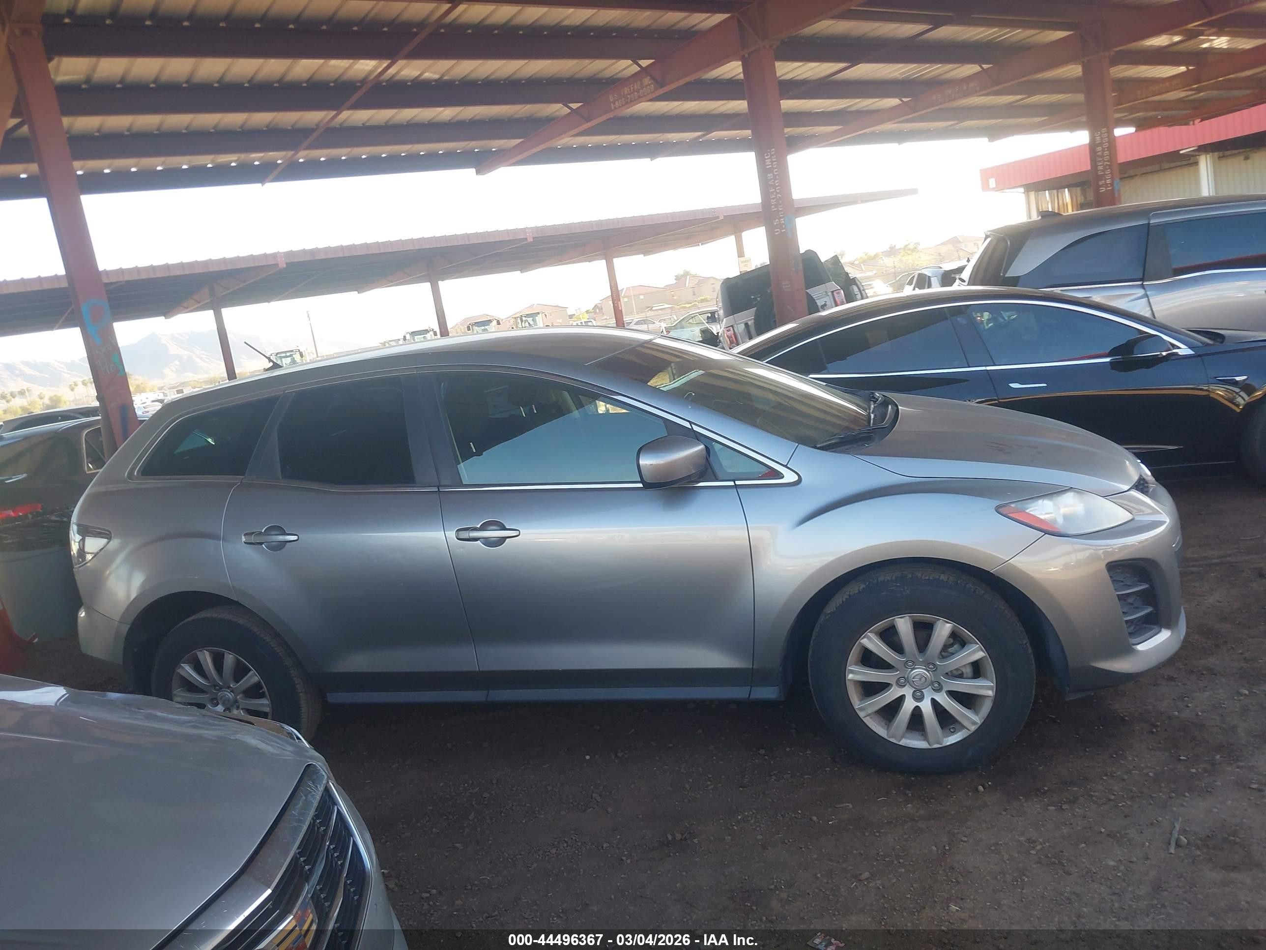 2011 Mazda Cx-7 I Sv Серый vin: JM3ER2A50B0399861