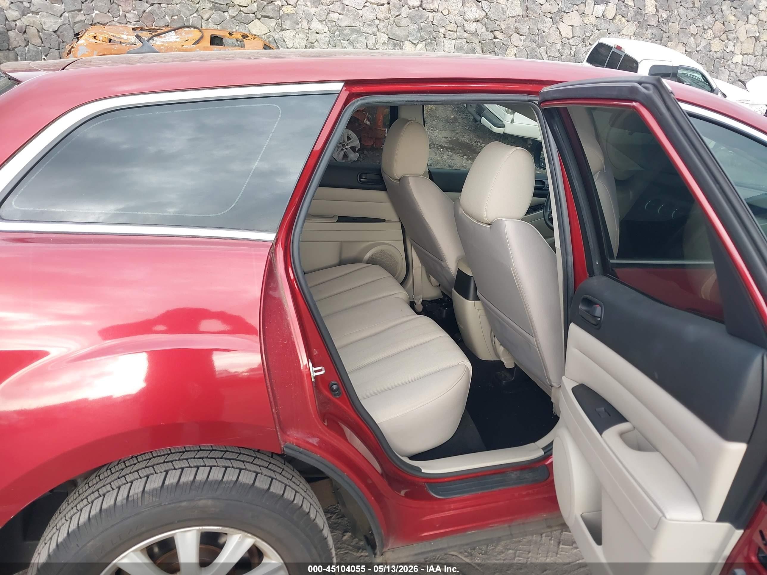 2011 Mazda Cx-7 I Sv Maroon vin: JM3ER2A51B0403920