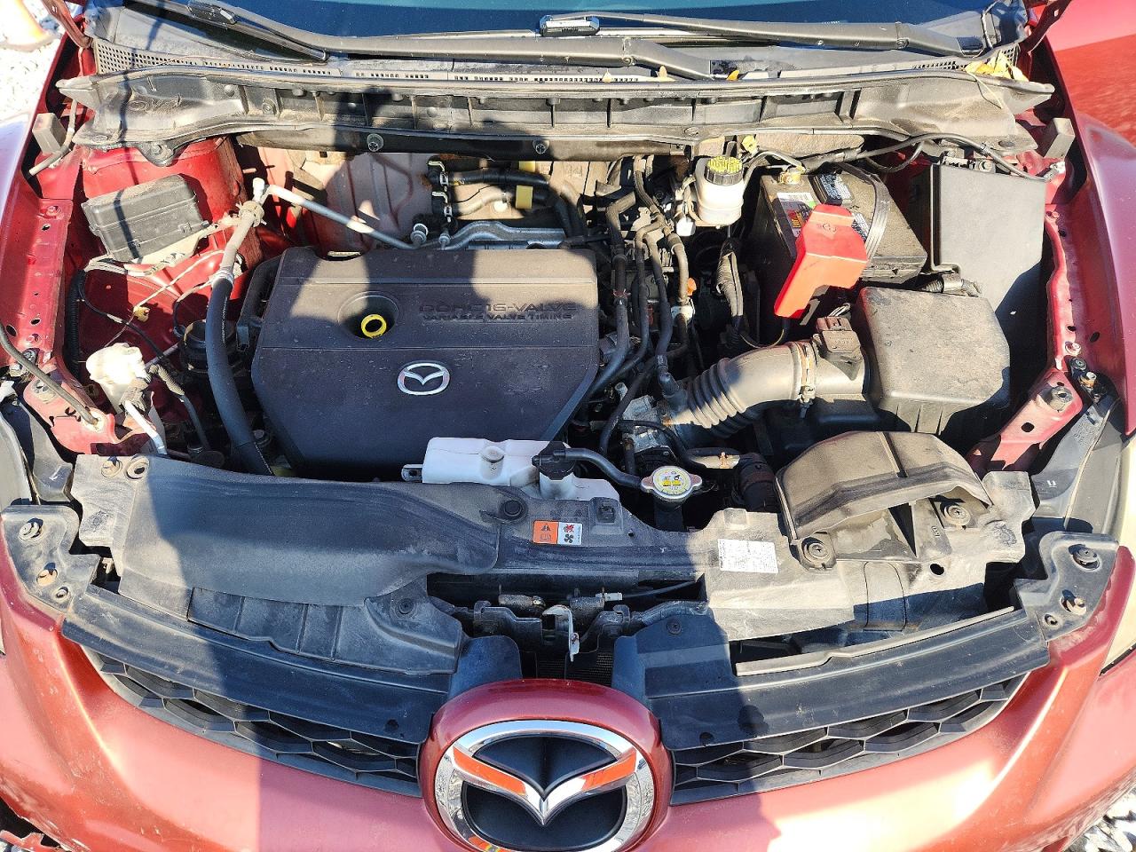 2012 Mazda Cx-7 Burgundy vin: JM3ER2A51C0417222