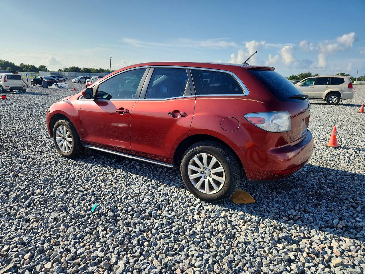2012 Mazda Cx-7 Burgundy vin: JM3ER2A51C0417222