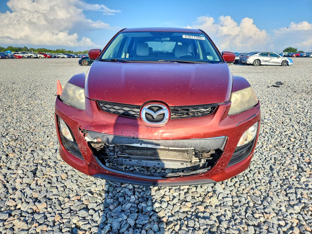 2012 Mazda Cx-7 Burgundy vin: JM3ER2A51C0417222