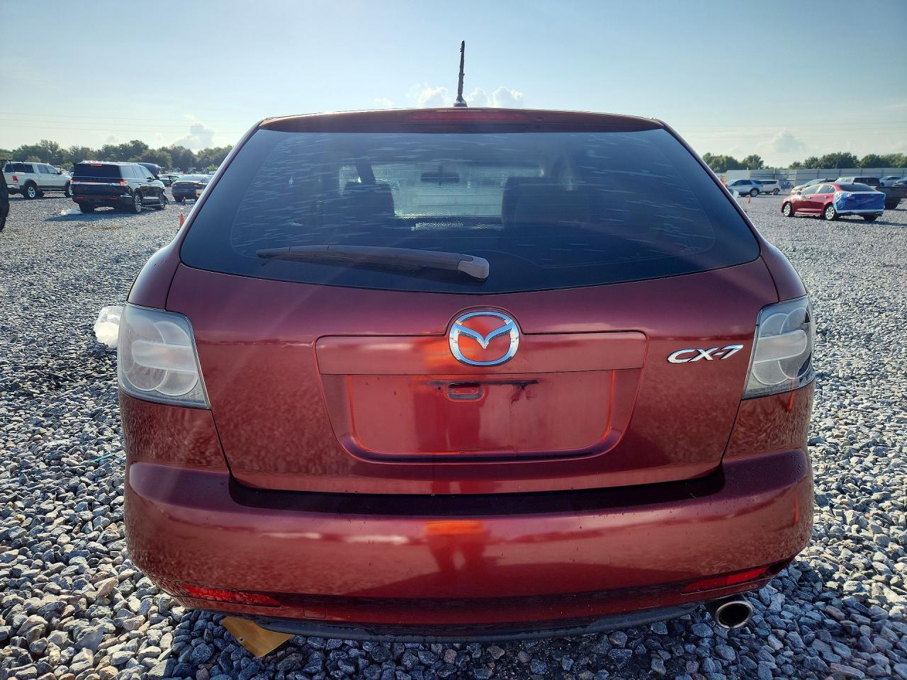 2012 Mazda Cx-7 Burgundy vin: JM3ER2A51C0417222