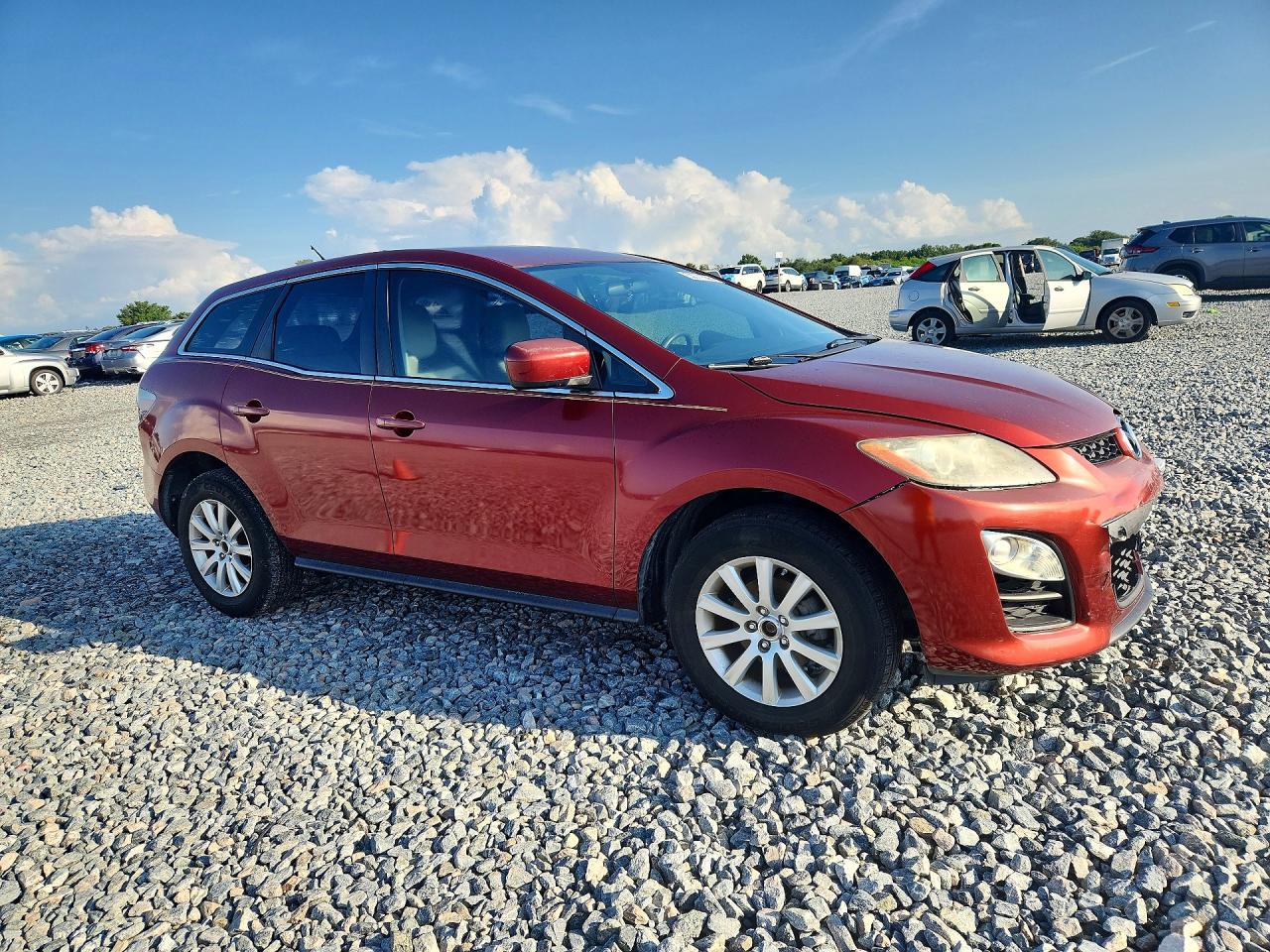2012 Mazda Cx-7 Burgundy vin: JM3ER2A51C0417222