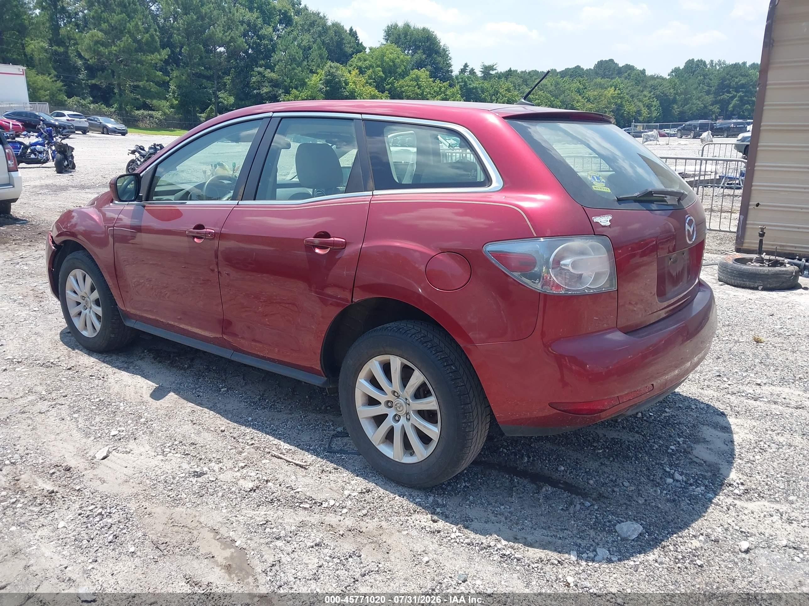 2012 Mazda Cx-7 I Sv Красный vin: JM3ER2A52C0416094