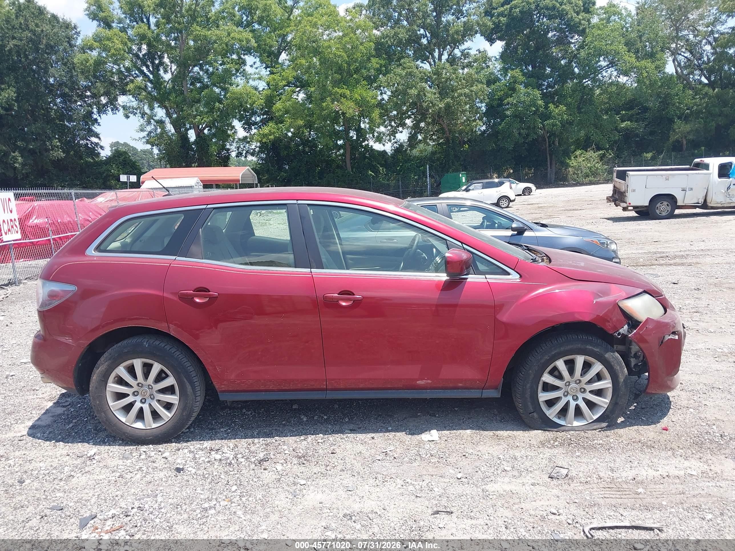 2012 Mazda Cx-7 I Sv Красный vin: JM3ER2A52C0416094
