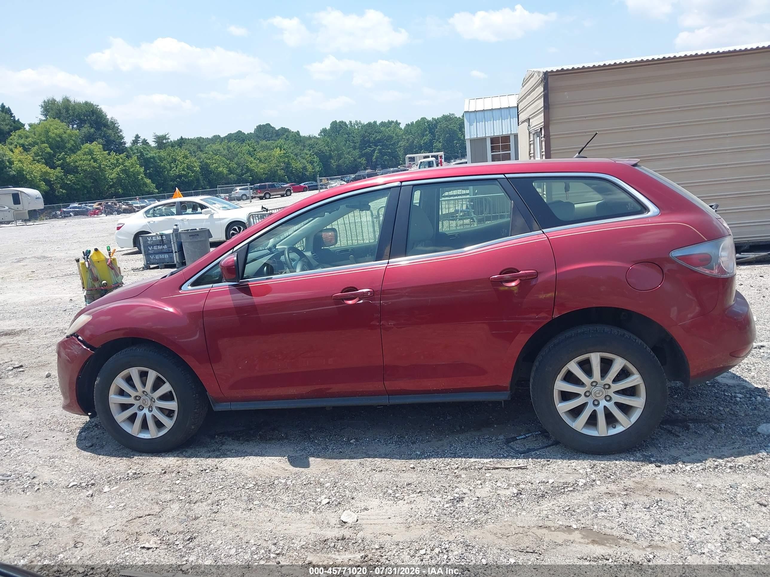 2012 Mazda Cx-7 I Sv Красный vin: JM3ER2A52C0416094