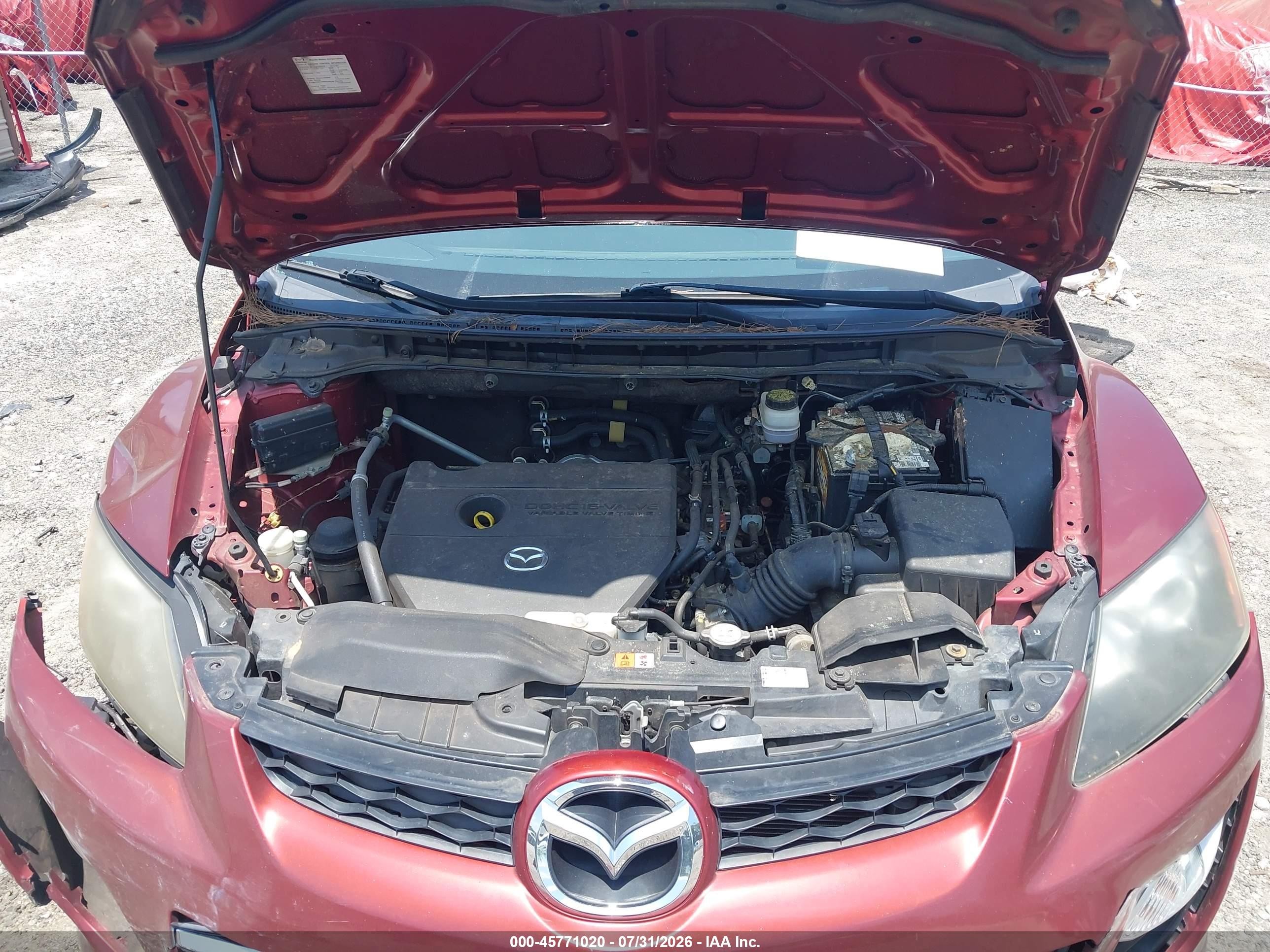 2012 Mazda Cx-7 I Sv Красный vin: JM3ER2A52C0416094