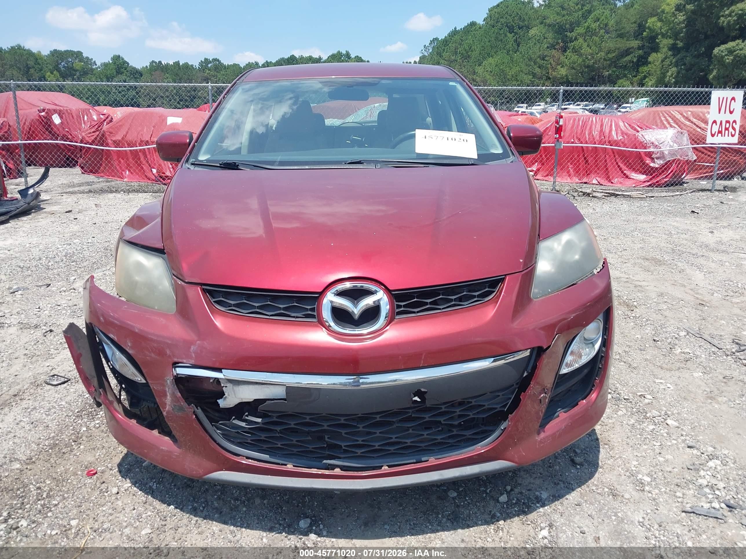 2012 Mazda Cx-7 I Sv Красный vin: JM3ER2A52C0416094
