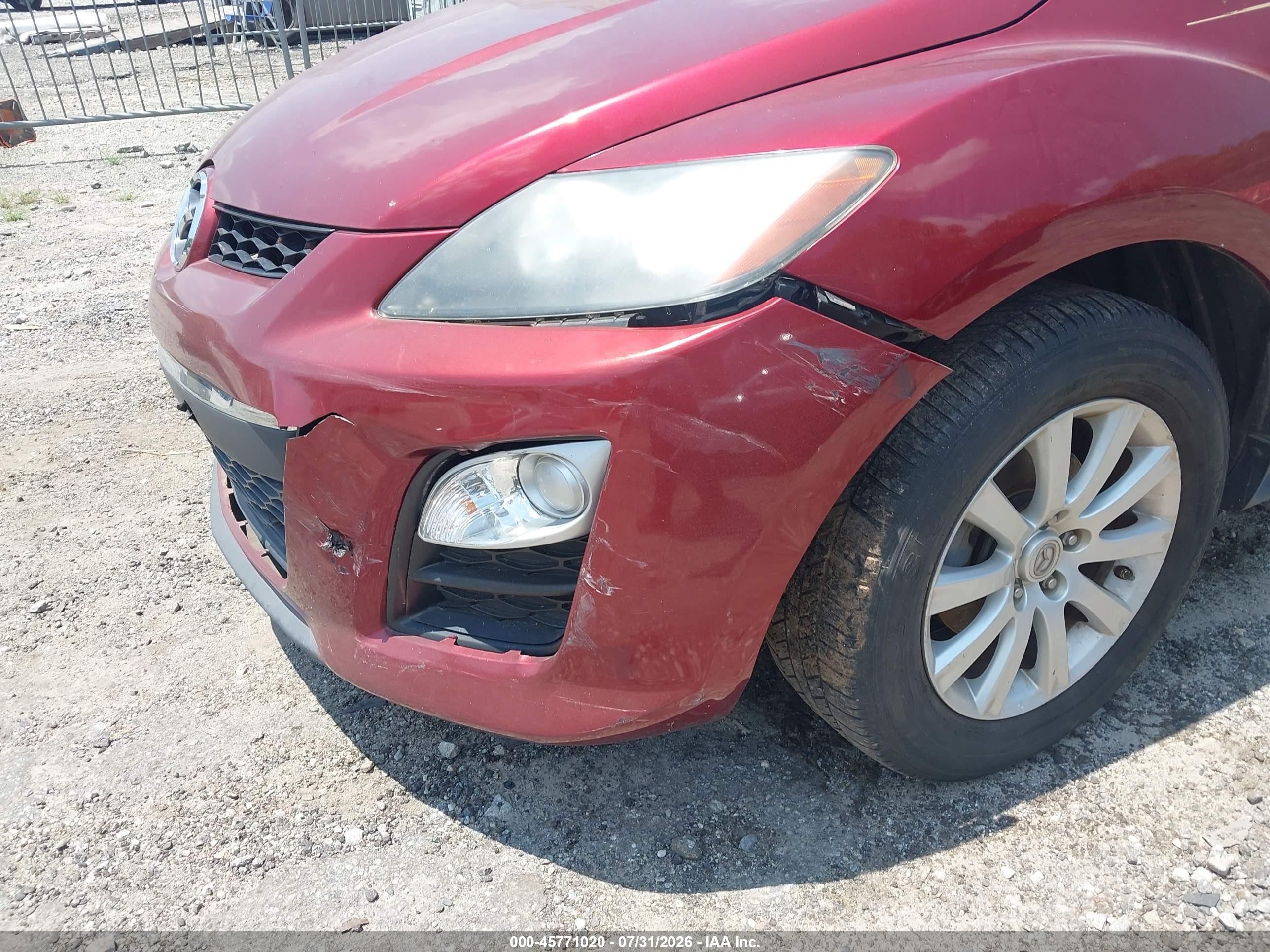 2012 Mazda Cx-7 I Sv Красный vin: JM3ER2A52C0416094