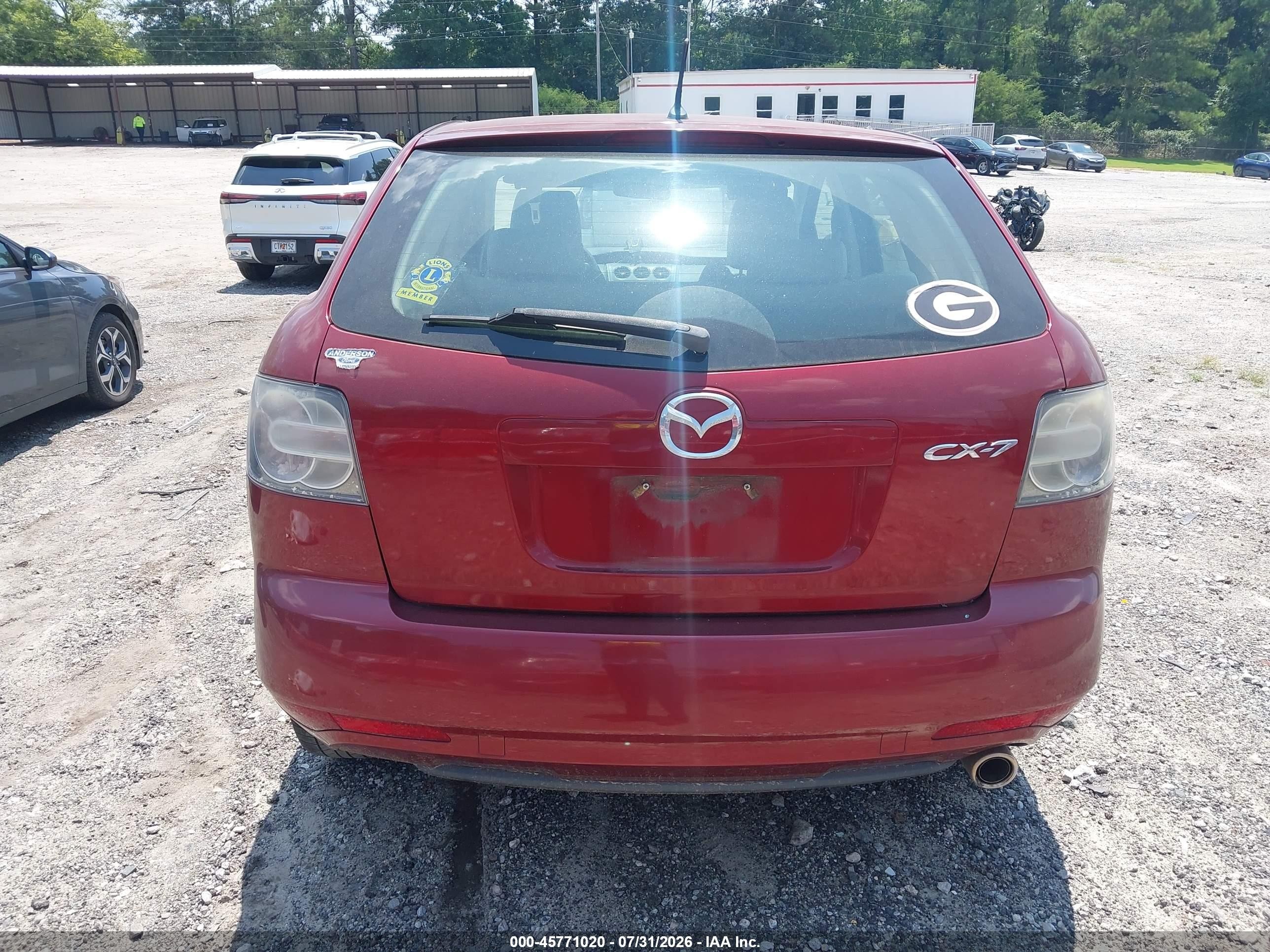 2012 Mazda Cx-7 I Sv Красный vin: JM3ER2A52C0416094
