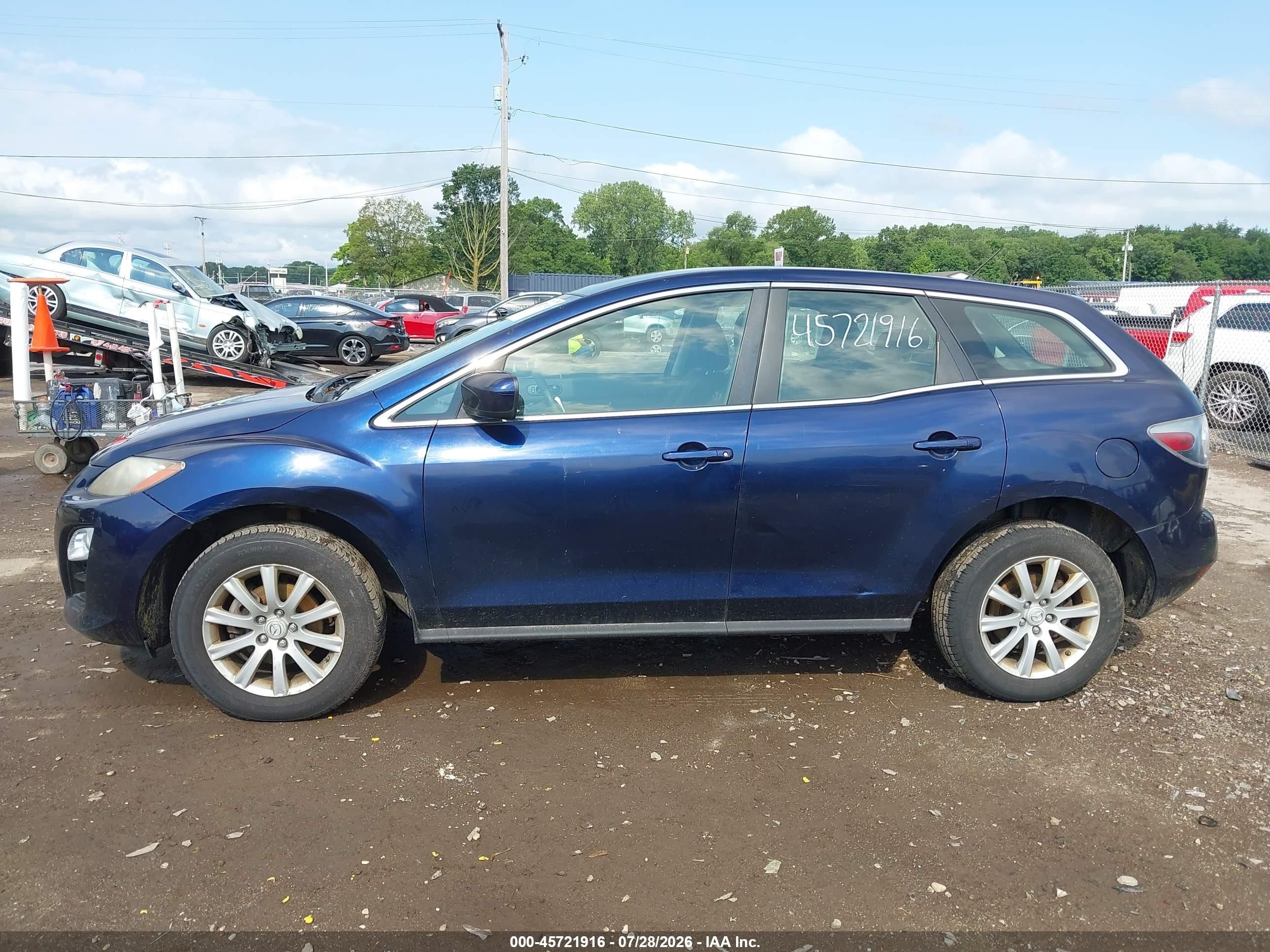 2012 Mazda Cx-7 I Sv Dark Blue vin: JM3ER2A52C0420646