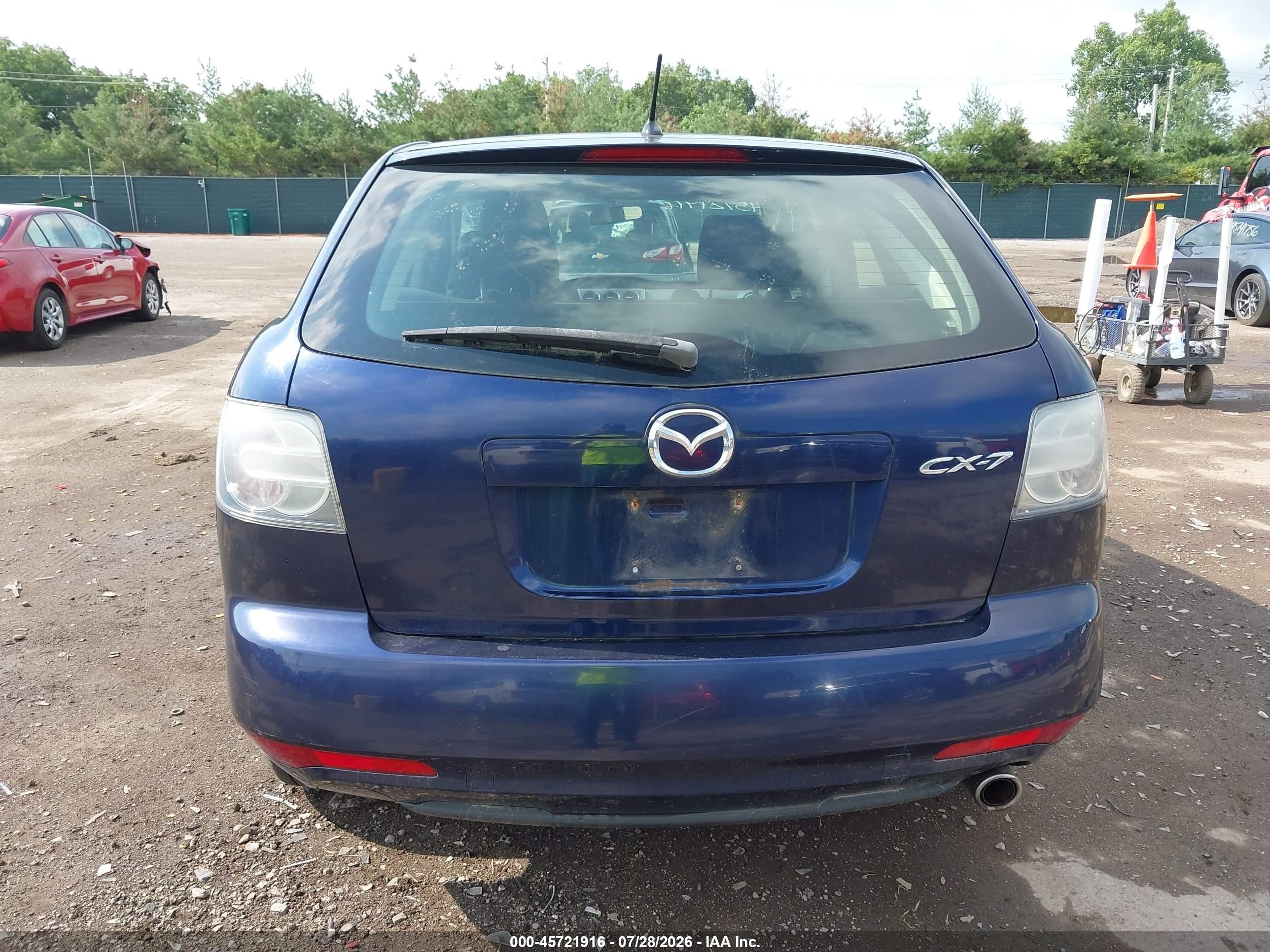 2012 Mazda Cx-7 I Sv Dark Blue vin: JM3ER2A52C0420646