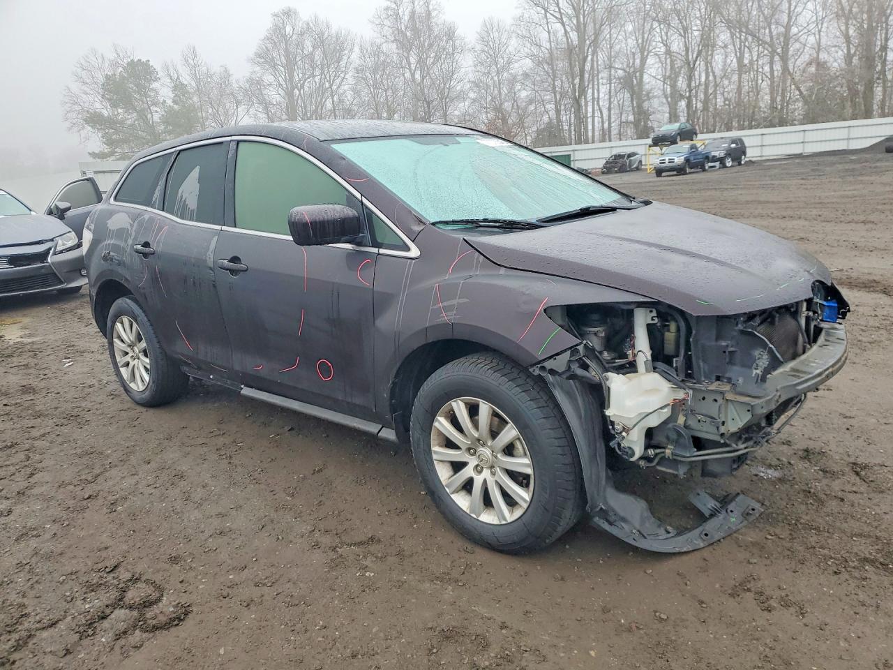 2011 Mazda Cx-7 Purple vin: JM3ER2A53B0366787