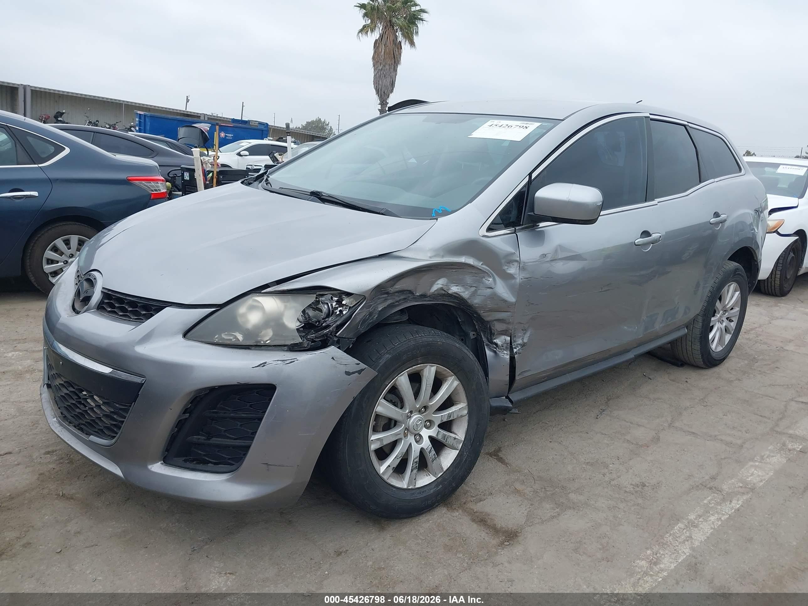 2011 Mazda Cx-7 I Sv Серый vin: JM3ER2A53B0397408