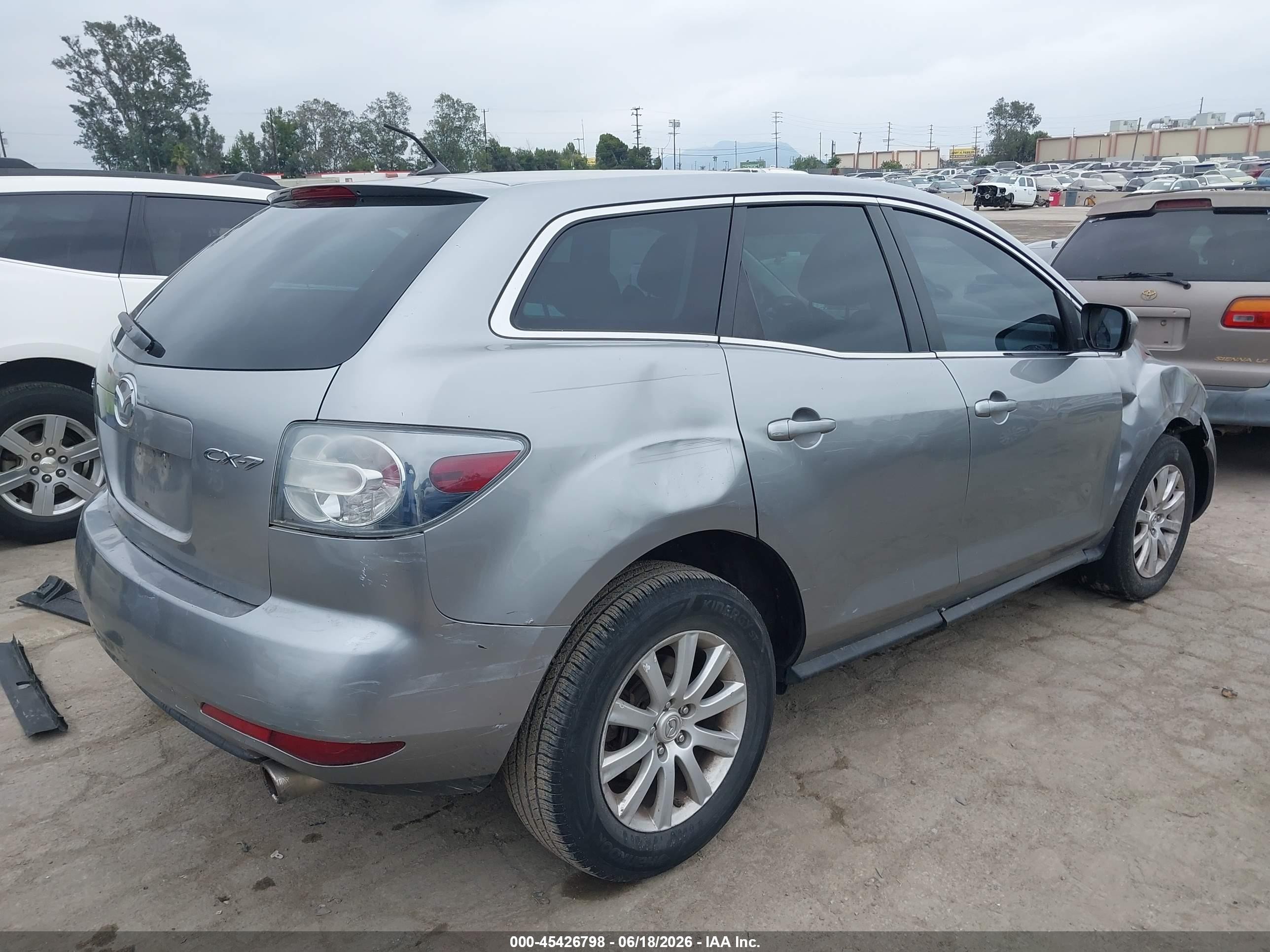 2011 Mazda Cx-7 I Sv Серый vin: JM3ER2A53B0397408
