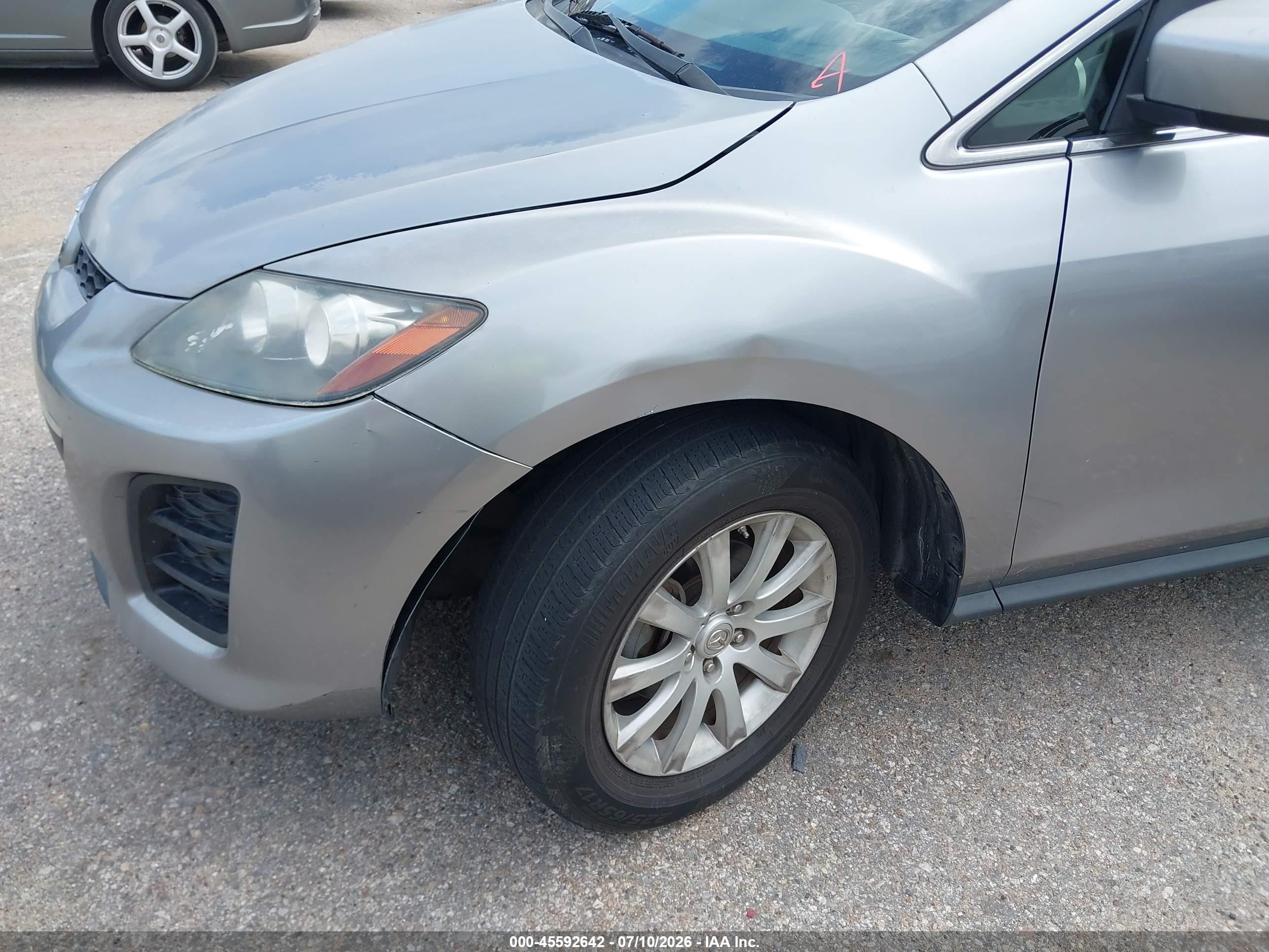 2011 Mazda Cx-7 I Sv Silver vin: JM3ER2A53B0397974