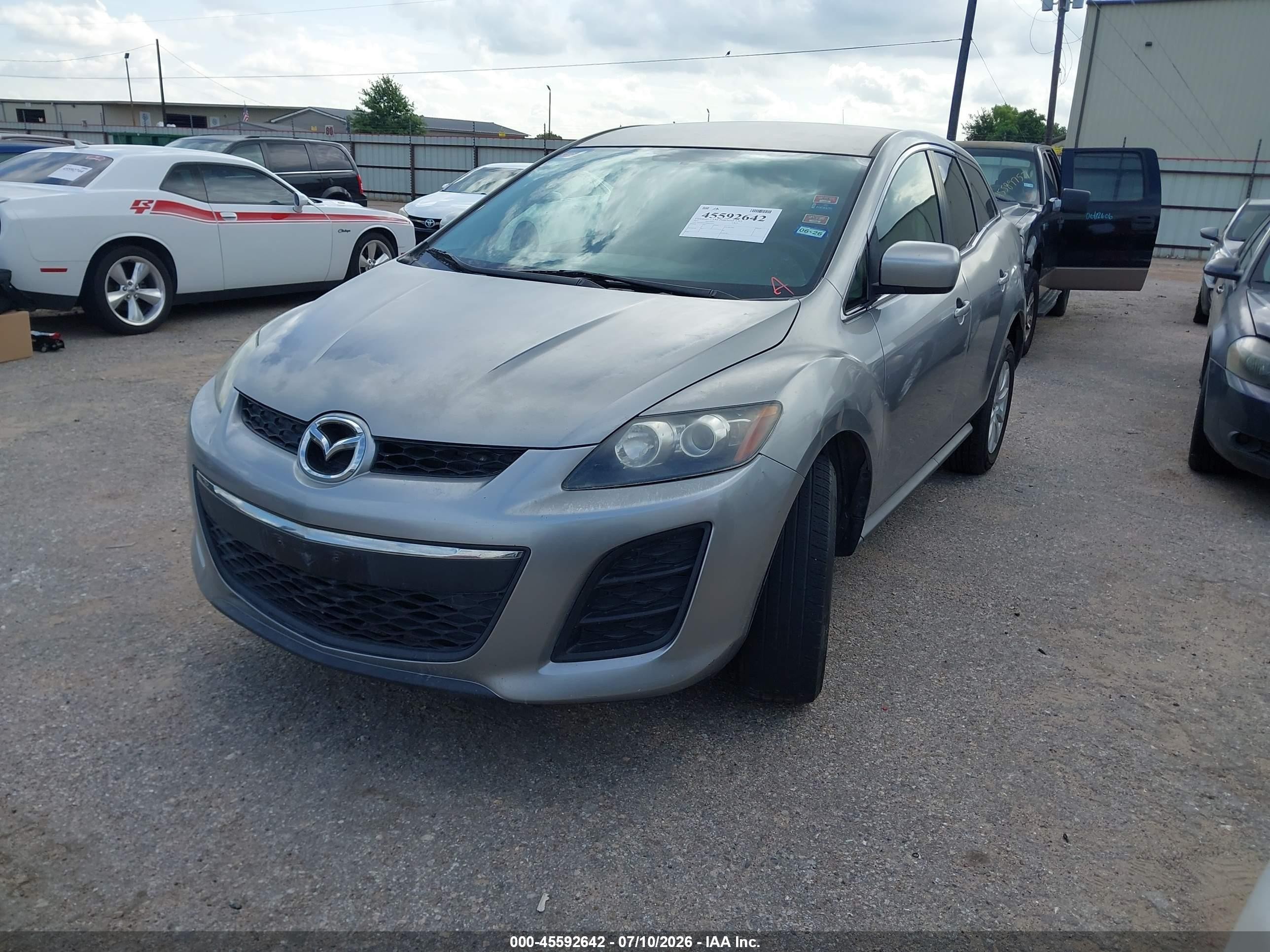 2011 Mazda Cx-7 I Sv Silver vin: JM3ER2A53B0397974