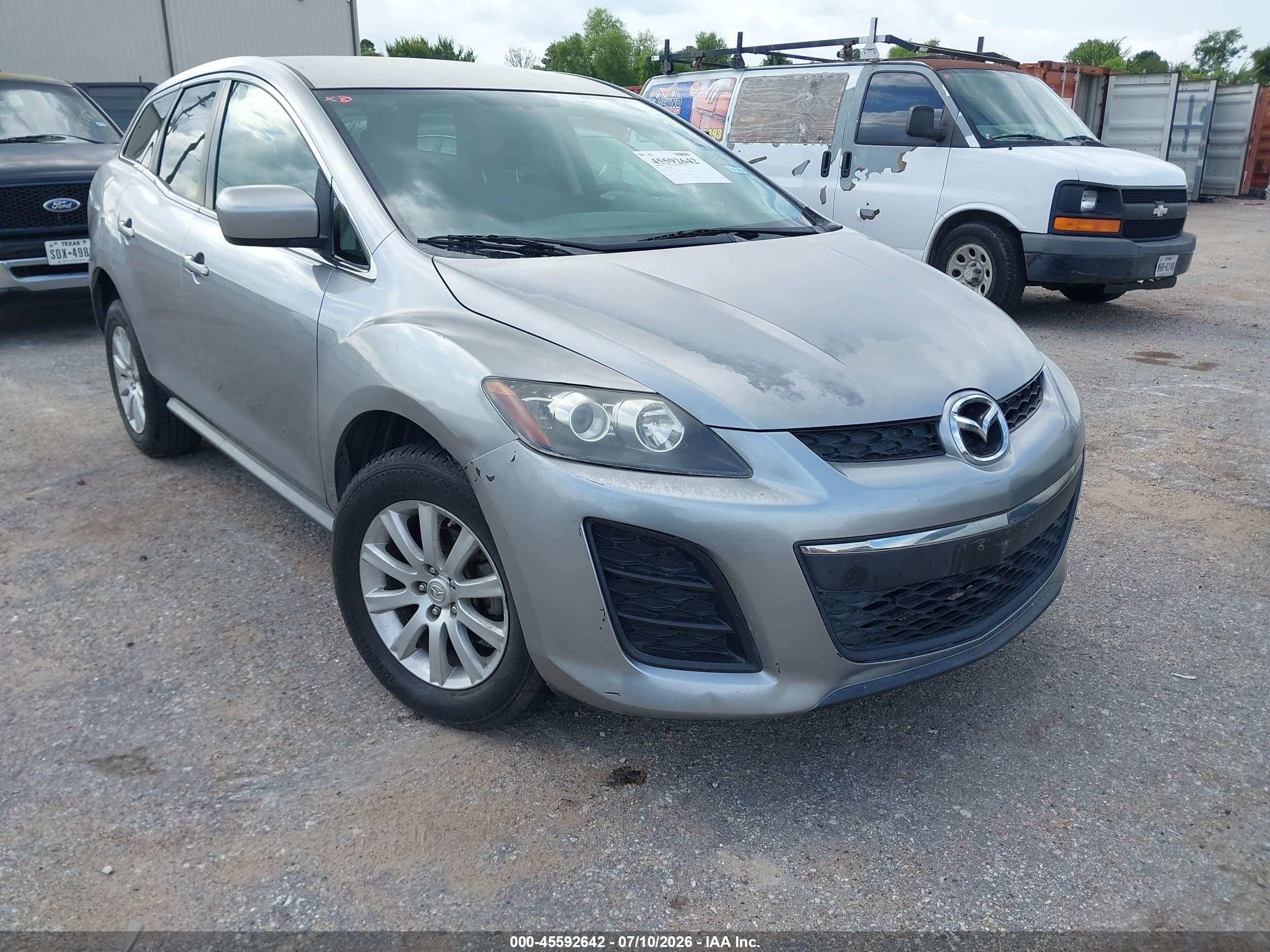2011 Mazda Cx-7 I Sv Silver vin: JM3ER2A53B0397974