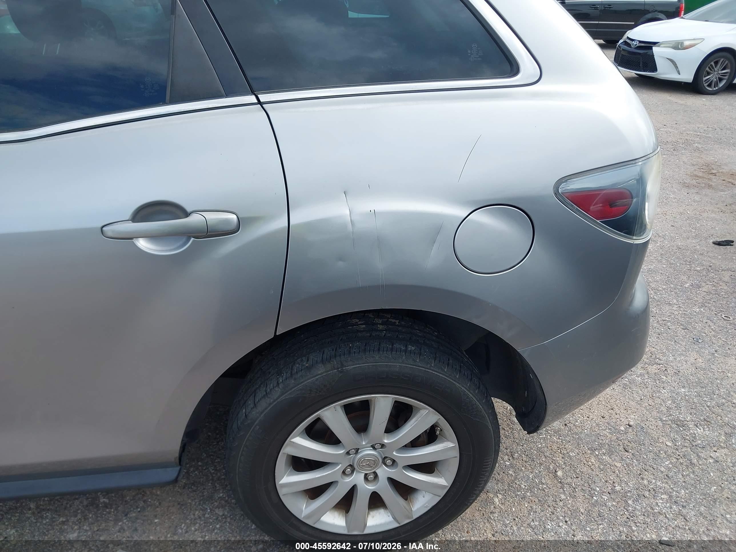 2011 Mazda Cx-7 I Sv Silver vin: JM3ER2A53B0397974