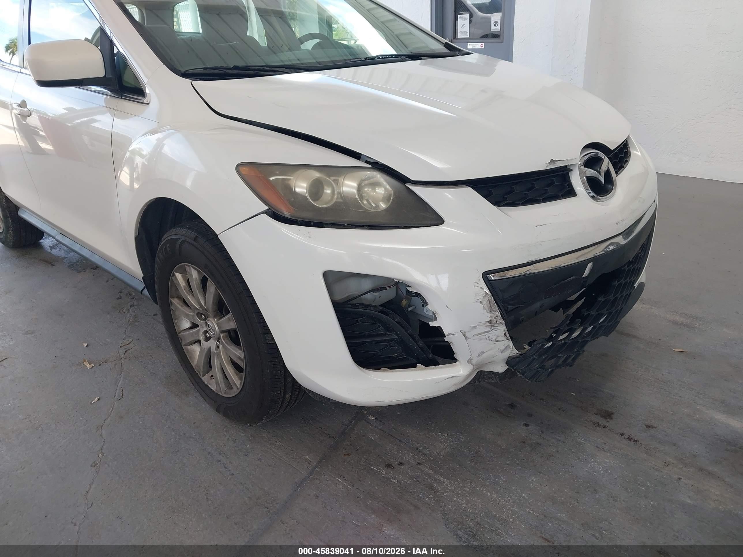 2011 Mazda Cx-7 I Sv White vin: JM3ER2A53B0401179